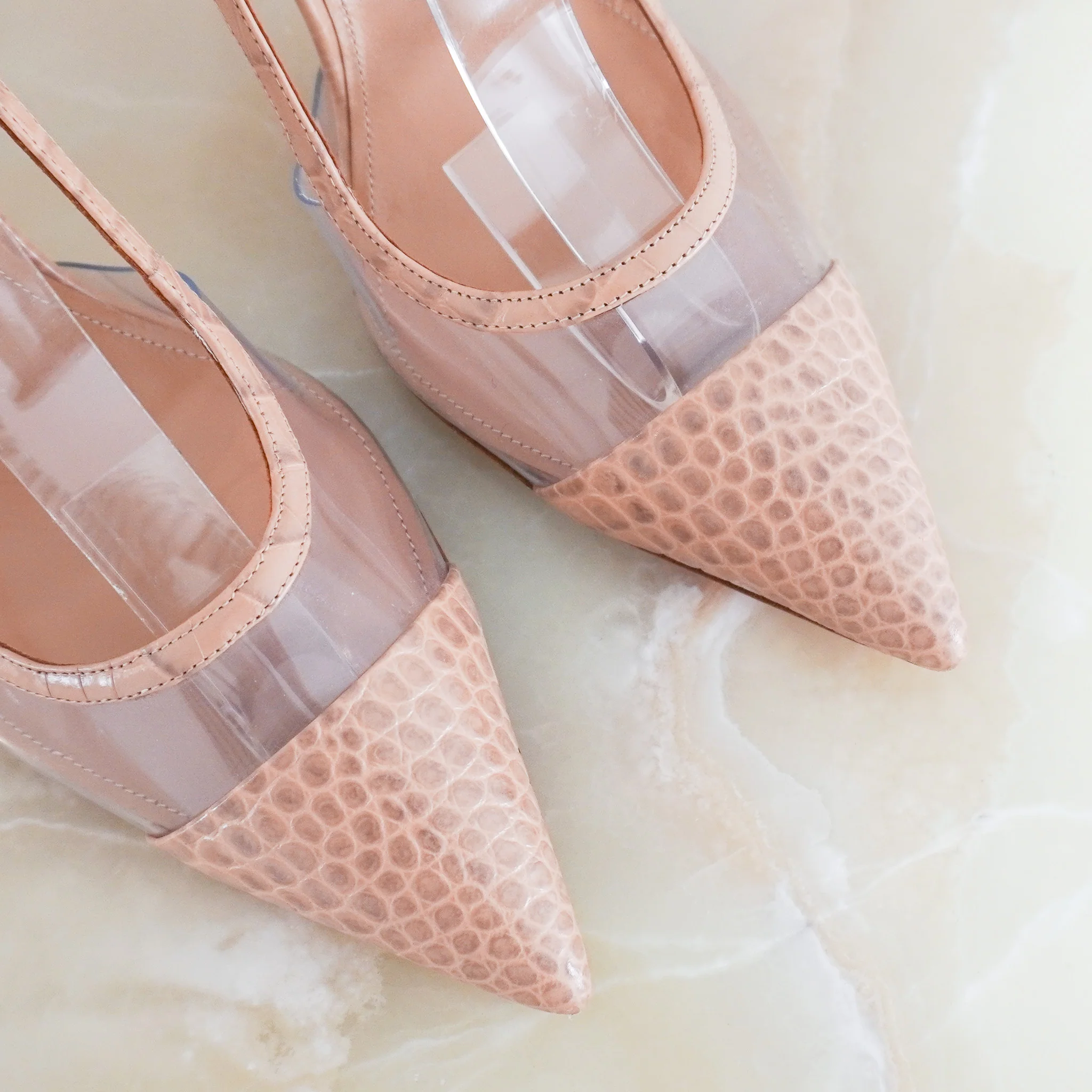 Aquazzura Maysale Slingback Heels RRP £700| Authentic Preloved - Image 3