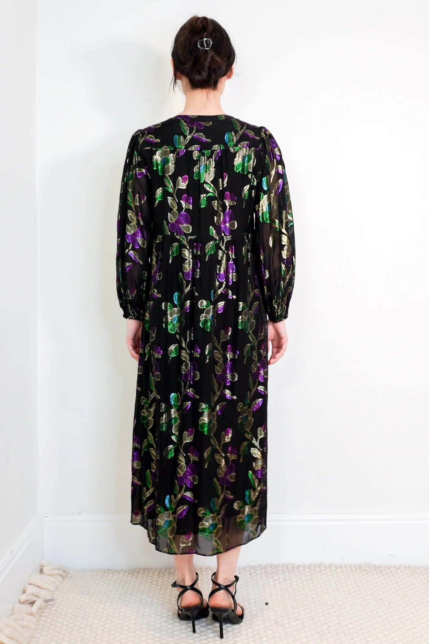 BA&SH Black Lurex Lady Dress RRP £300 | Authentic Preloved - Image 3