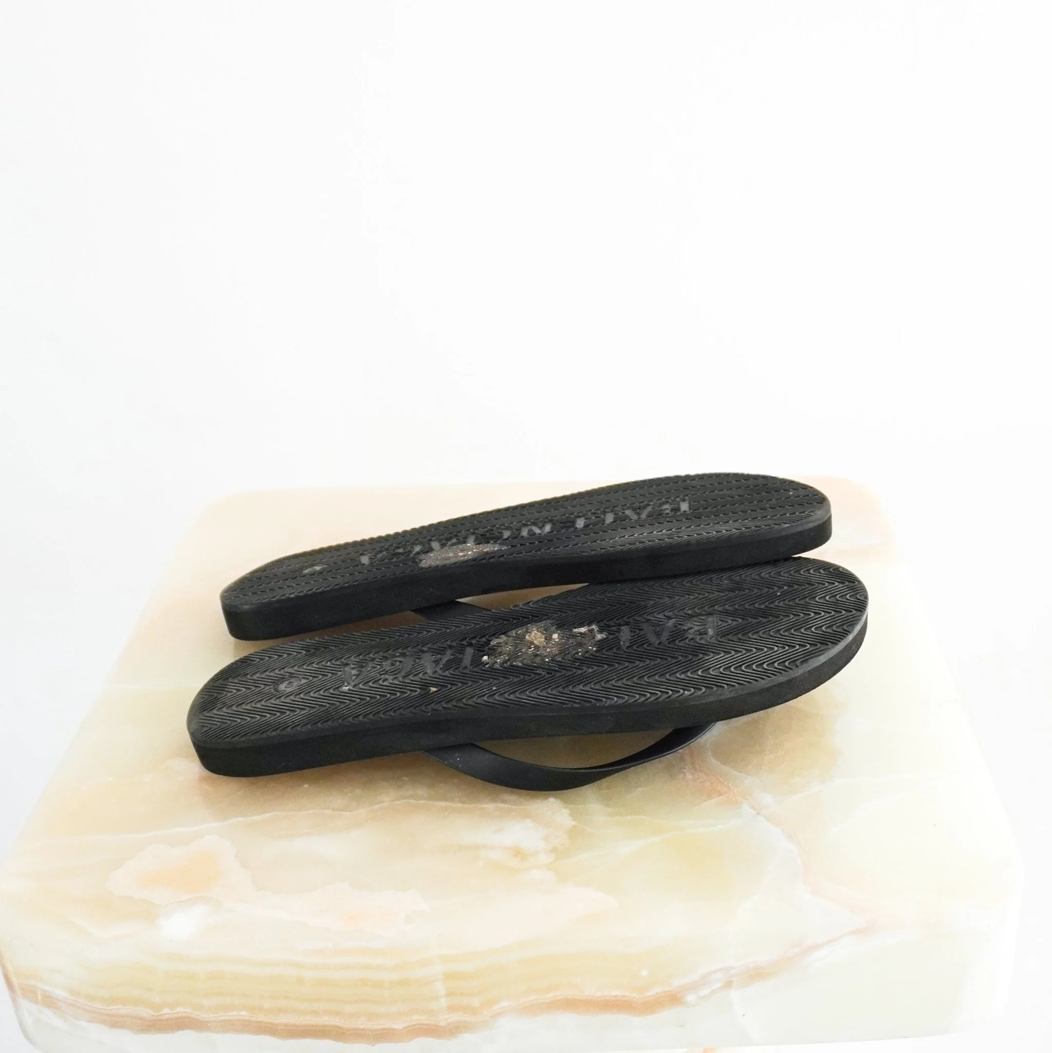Balenciaga Black Bal Thong Flip Flops RRP £330 | Authentic Preloved - Image 4