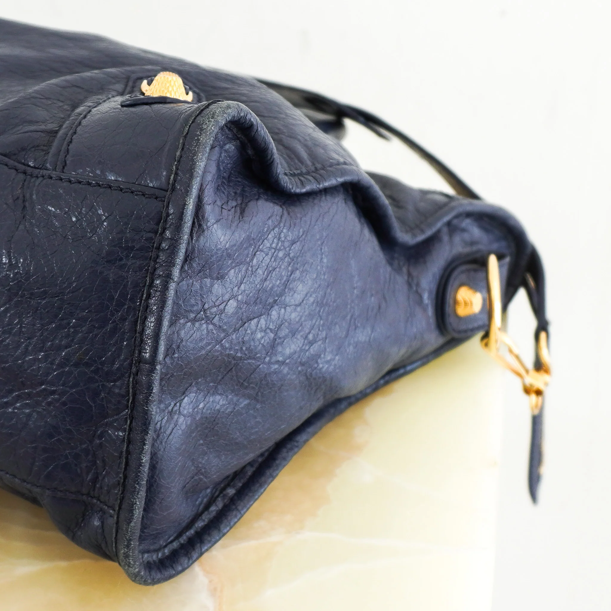 Balenciaga Medium City Bag in Navy RRP £2590 | Authentic Preloved - Image 8