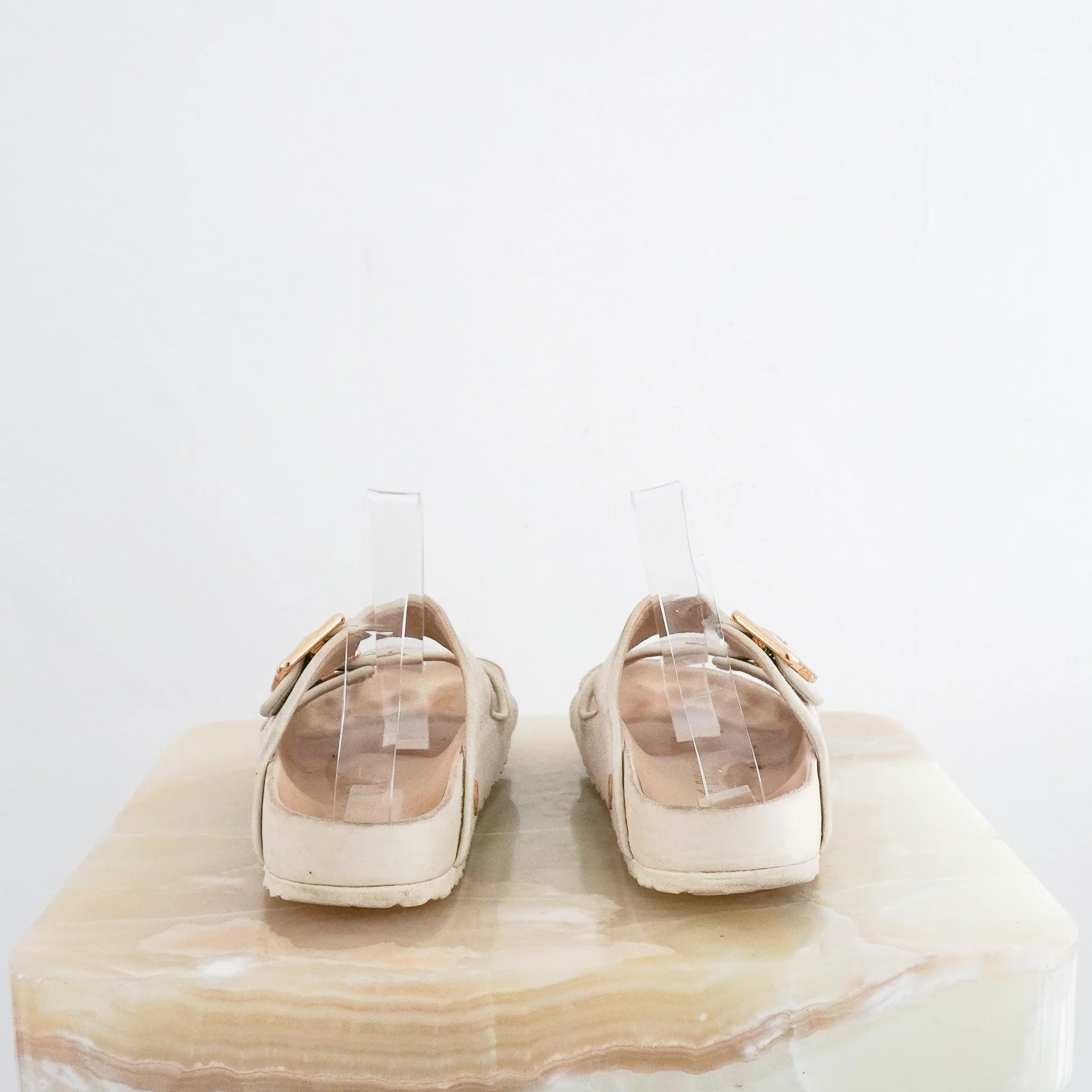 Birkenstock Arizona Sandals in White RRP £400 | Authentic Preloved FINAL SALE - Image 3