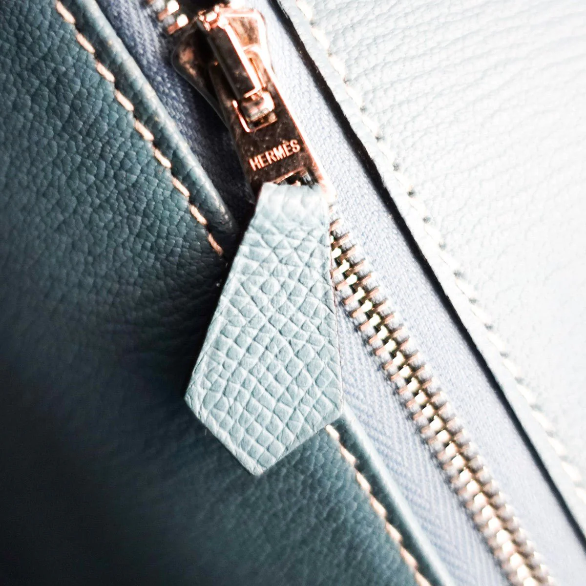 Birkin 30 in Blue Jean Epsom Leather - Image 12