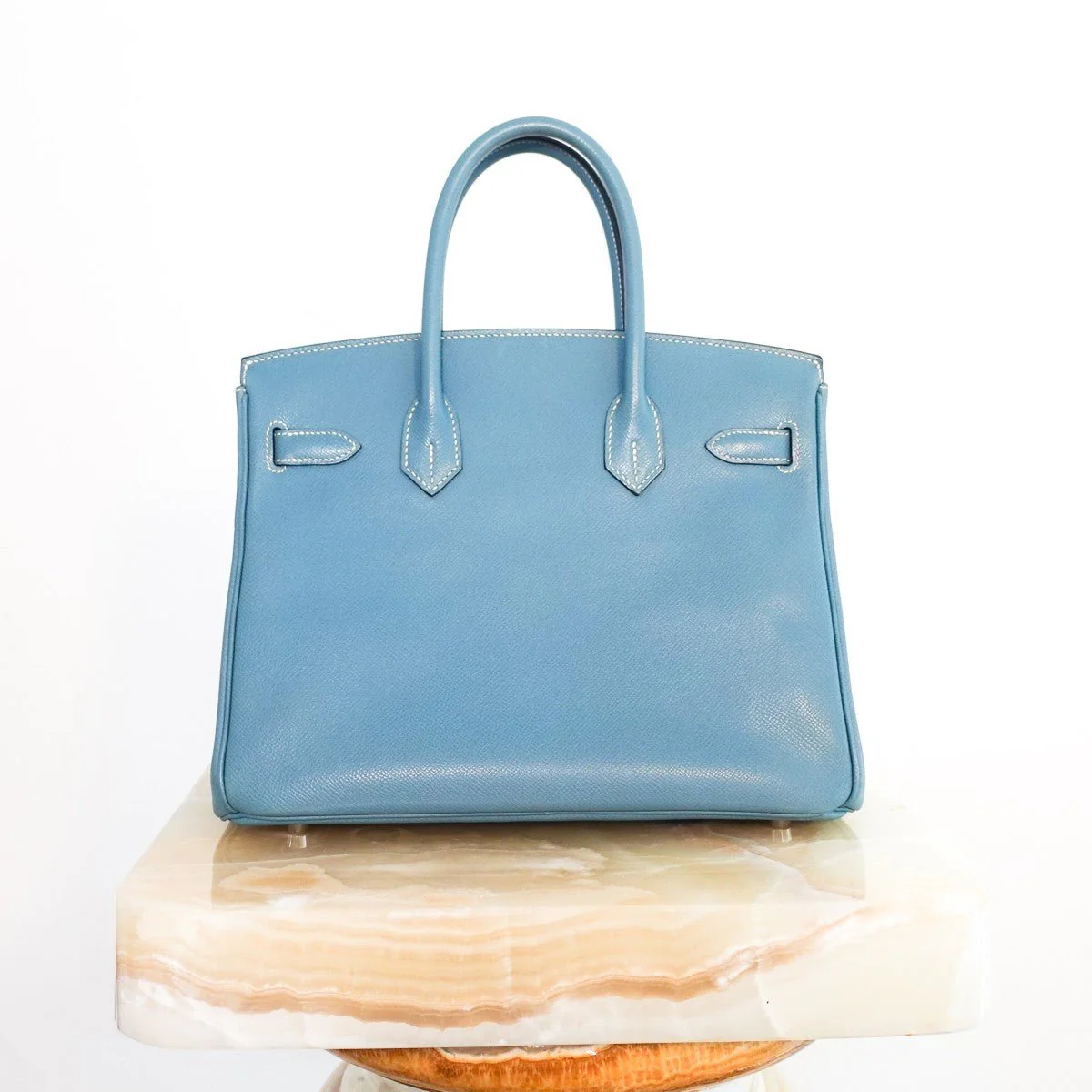 Birkin 30 in Blue Jean Epsom Leather - Image 5