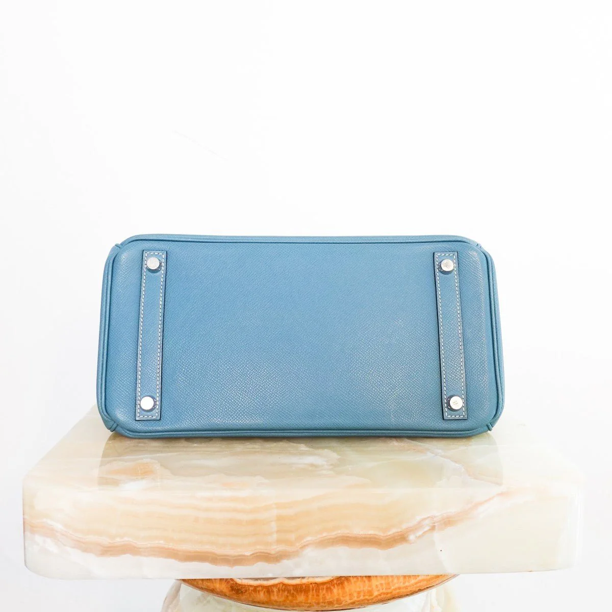 Birkin 30 in Blue Jean Epsom Leather - Image 9