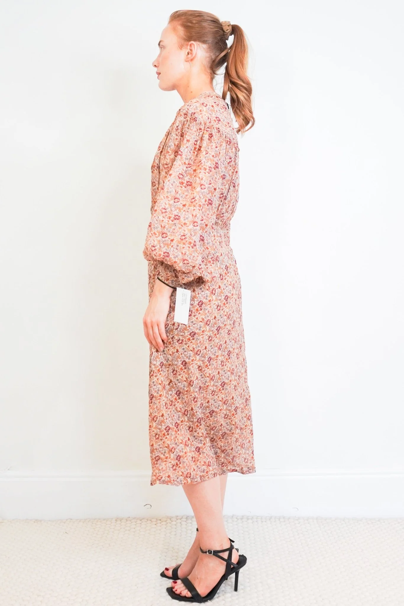 NEW Masscob Floral Midi Dress RRP £510 | Authentic Preloved [final sale] - Image 2