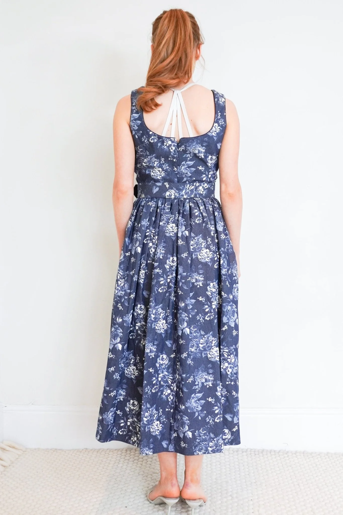 Borgo De Nor Navy Mavaro Lace Dress RRP £350 | Authentic Preloved - Image 3