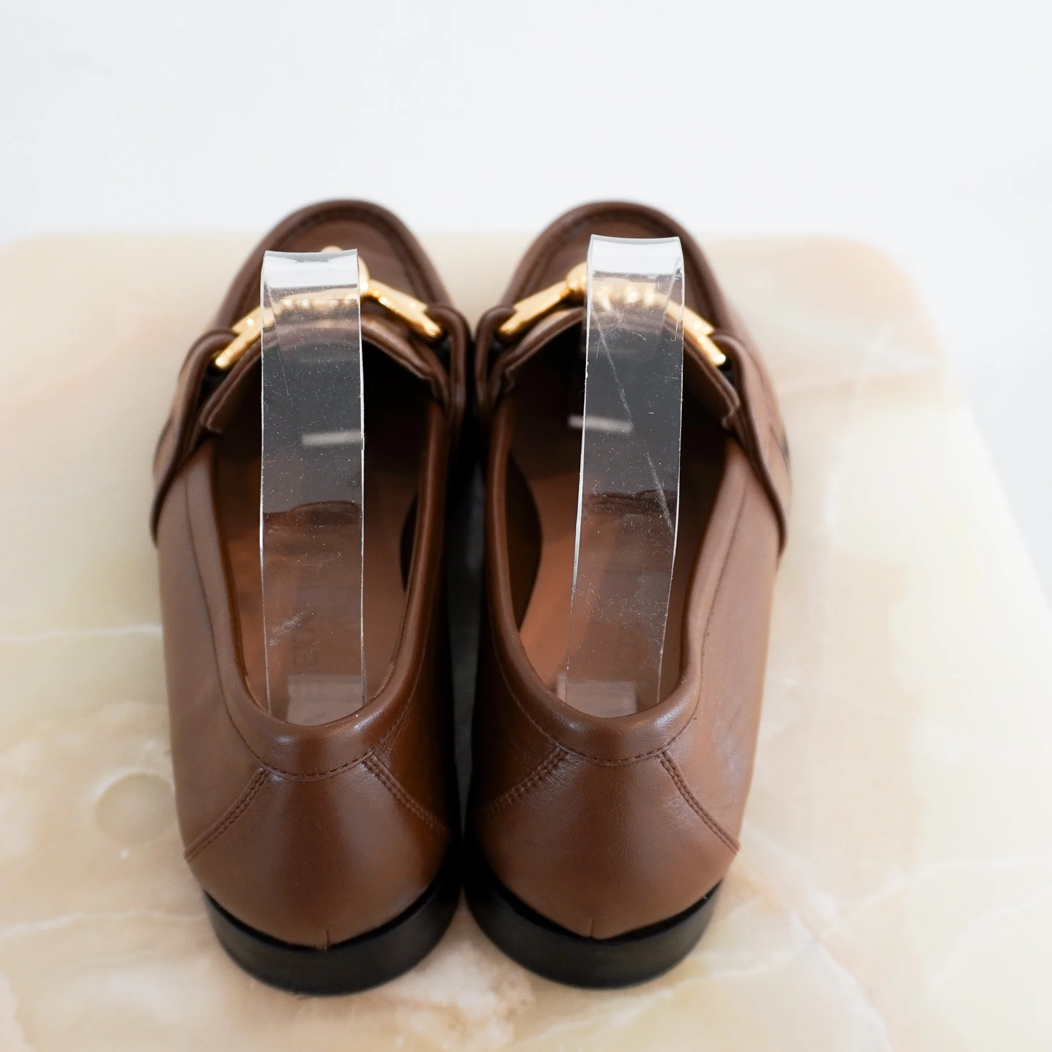 Bottega Veneta Astaire Loafers in Brown RRP £890 | Authentic Preloved - Image 4