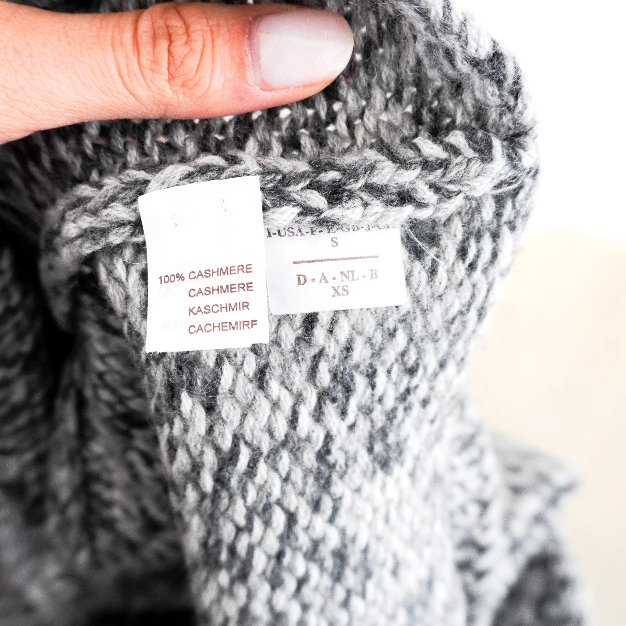 Bruno Cuchinelli Grey Knitted Dickie RRP £1000 | Authentic Preloved - Image 4