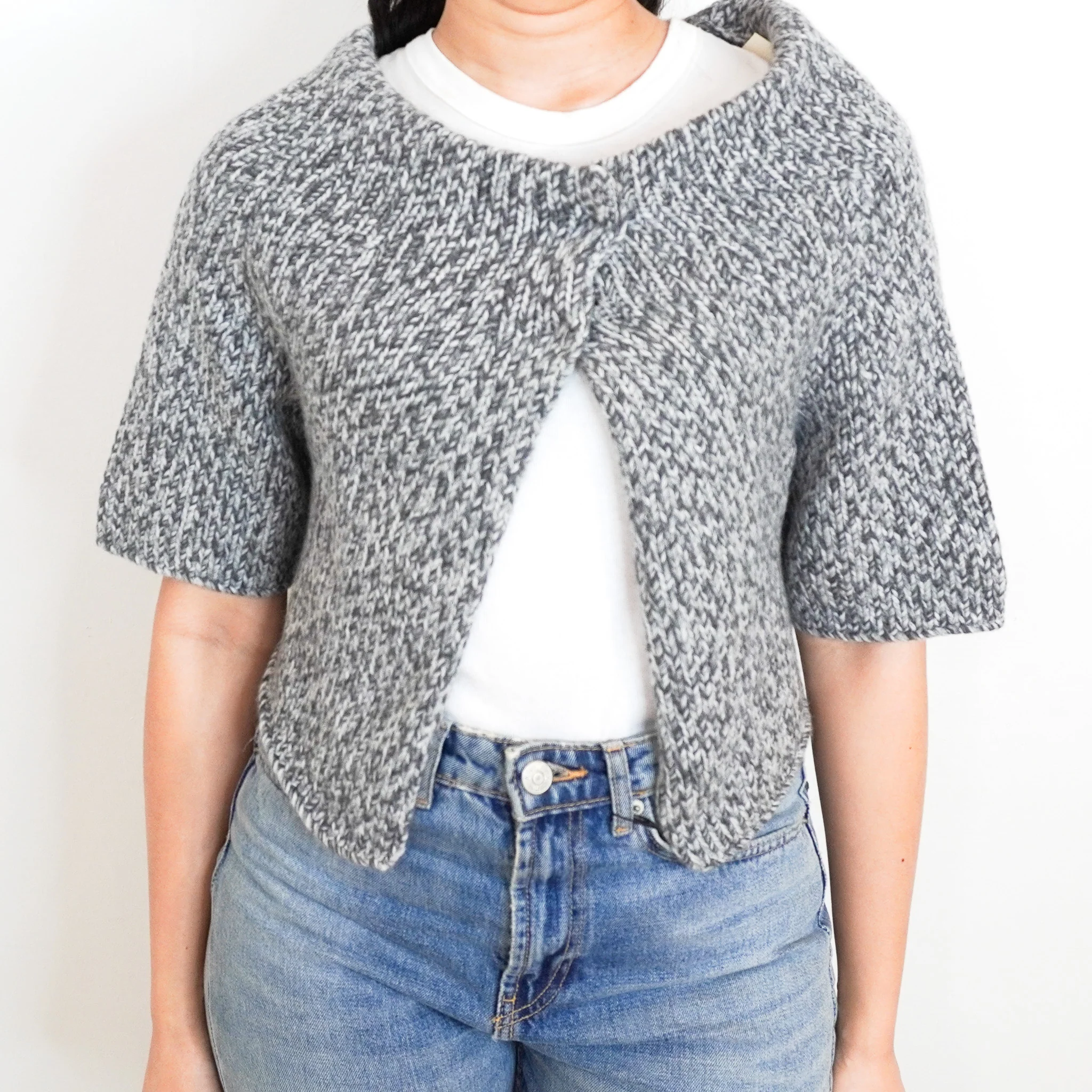 Bruno Cuchinelli Grey Knitted Dickie RRP £1000 | Authentic Preloved - Image 5