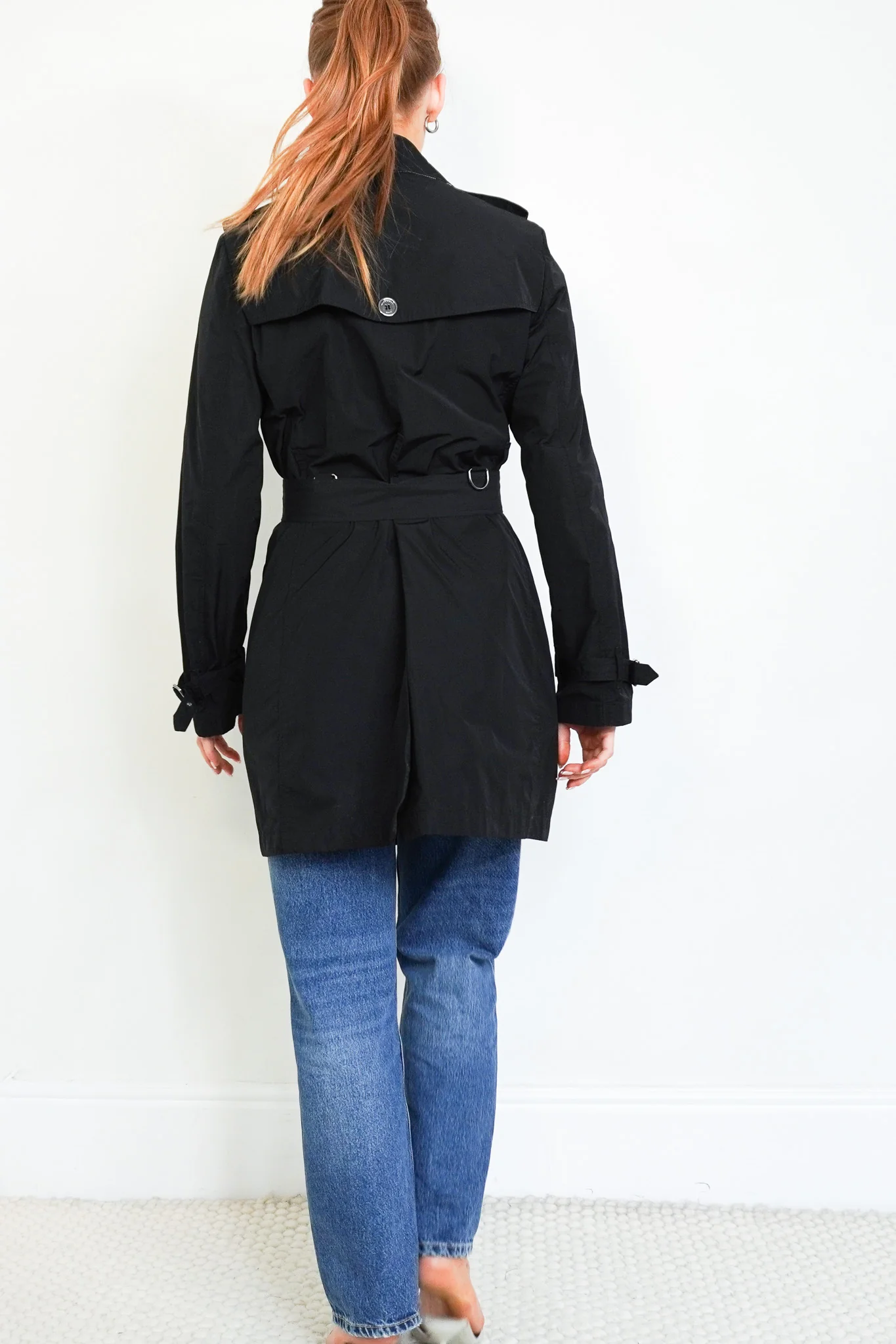 Burberry Brit Black Nova Check Trench Coat RRP £700 | Authentic Preloved - Image 3