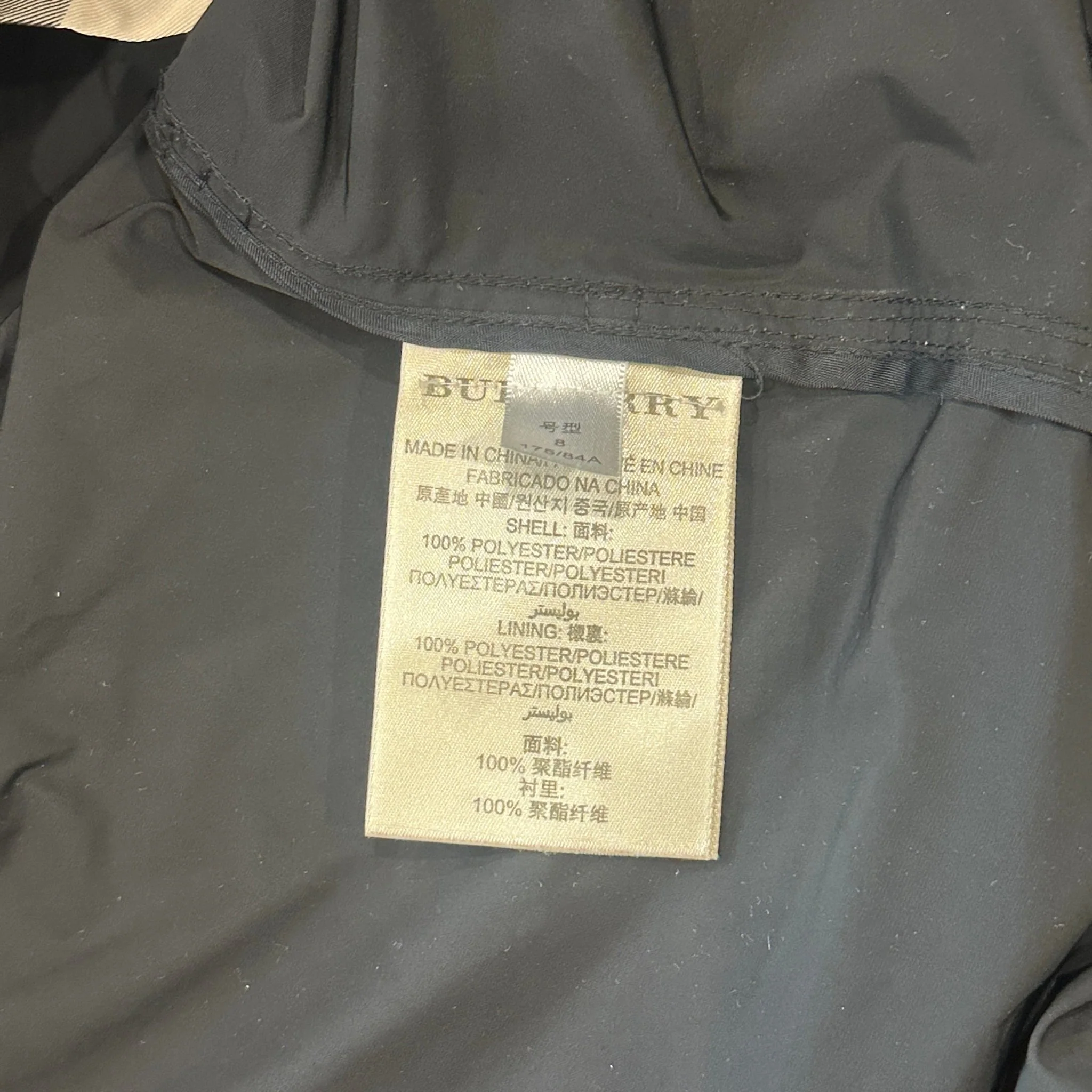 Burberry Brit Black Nova Check Trench Coat RRP £700 | Authentic Preloved - Image 4