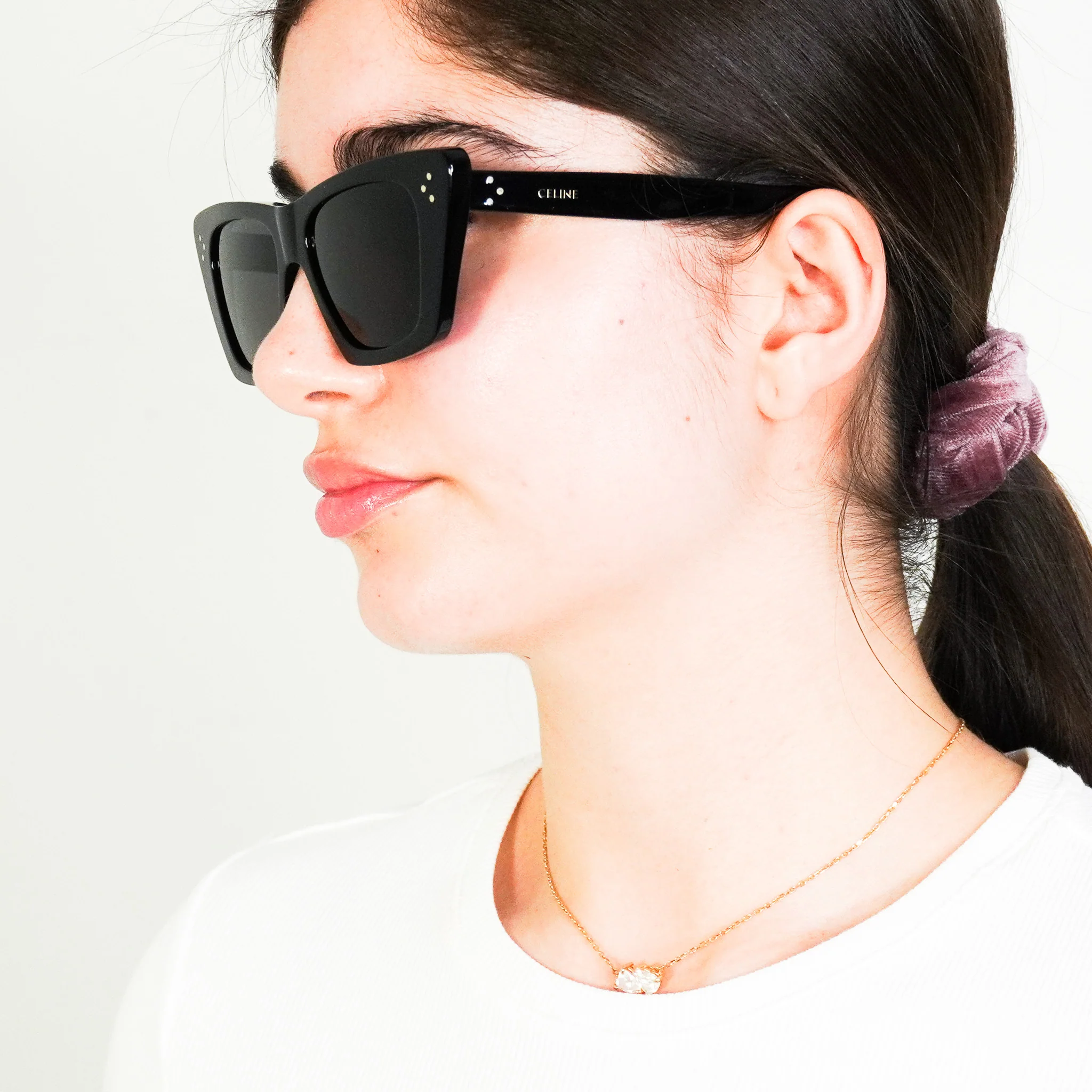 Celine Cat Eye Sunglasses in Black RRP £450 | Authentic Preloved - Image 2