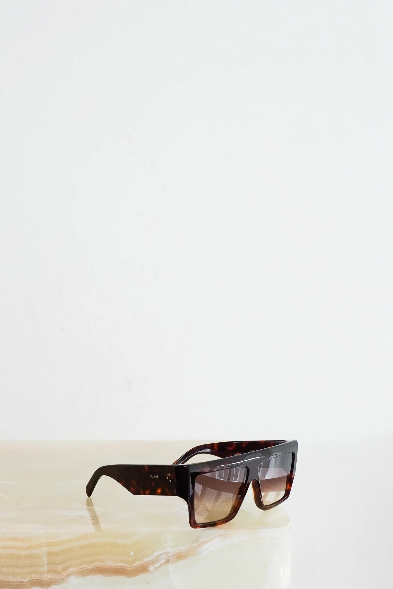Celine Flat Top Tortoise Shell Sunglasses RRP £280 | Authentic Preloved FINAL SALE