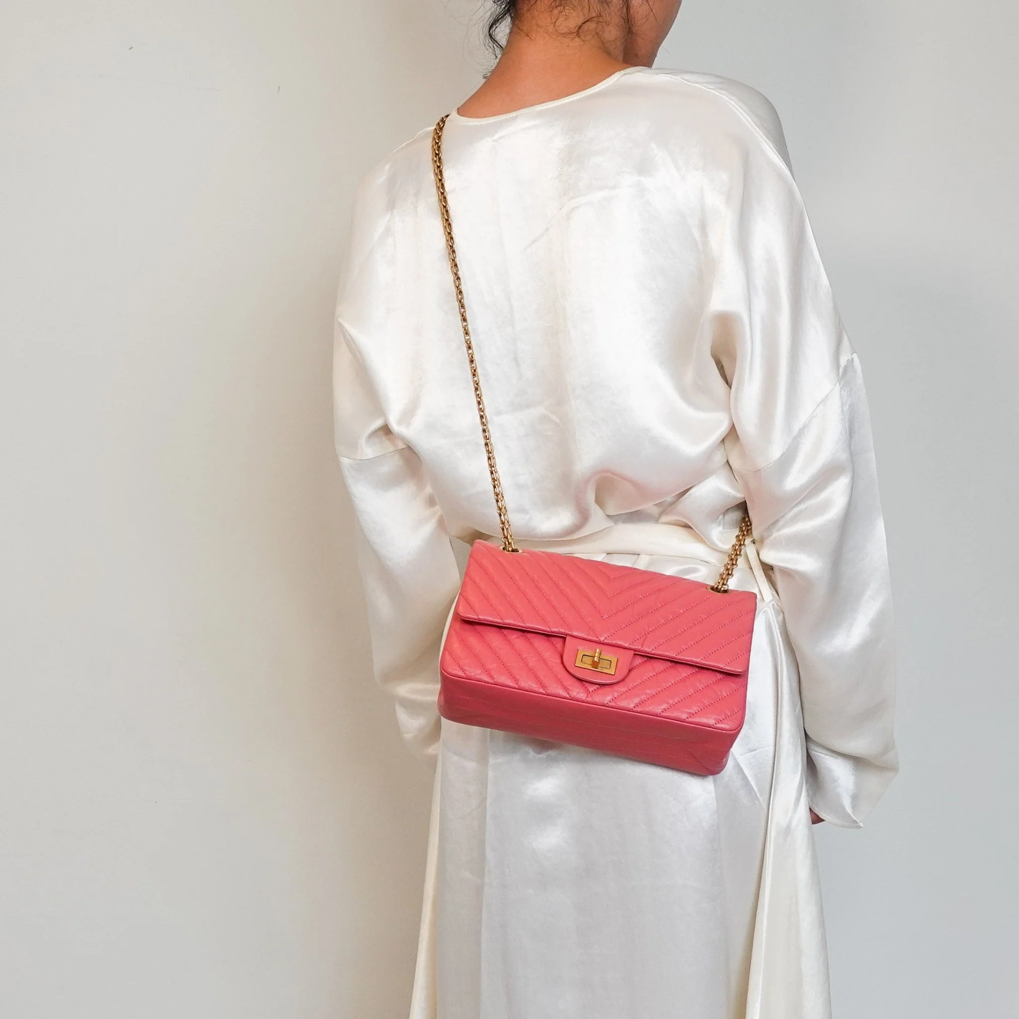 Chanel 2.55 Double Flap Pink Handbag RRP £8,850 | Authentic Preloved - Image 2