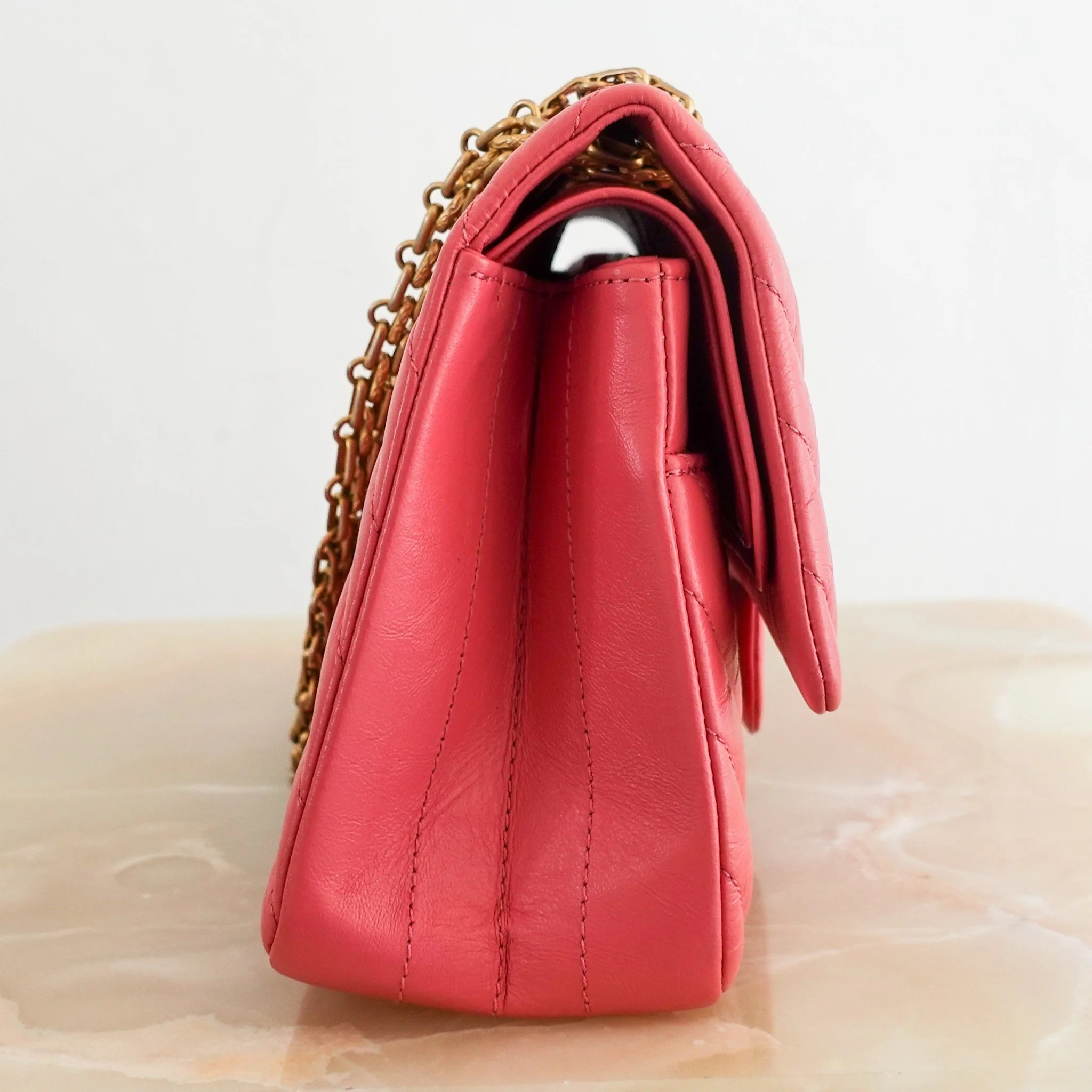 Chanel 2.55 Double Flap Pink Handbag RRP £8,850 | Authentic Preloved - Image 5
