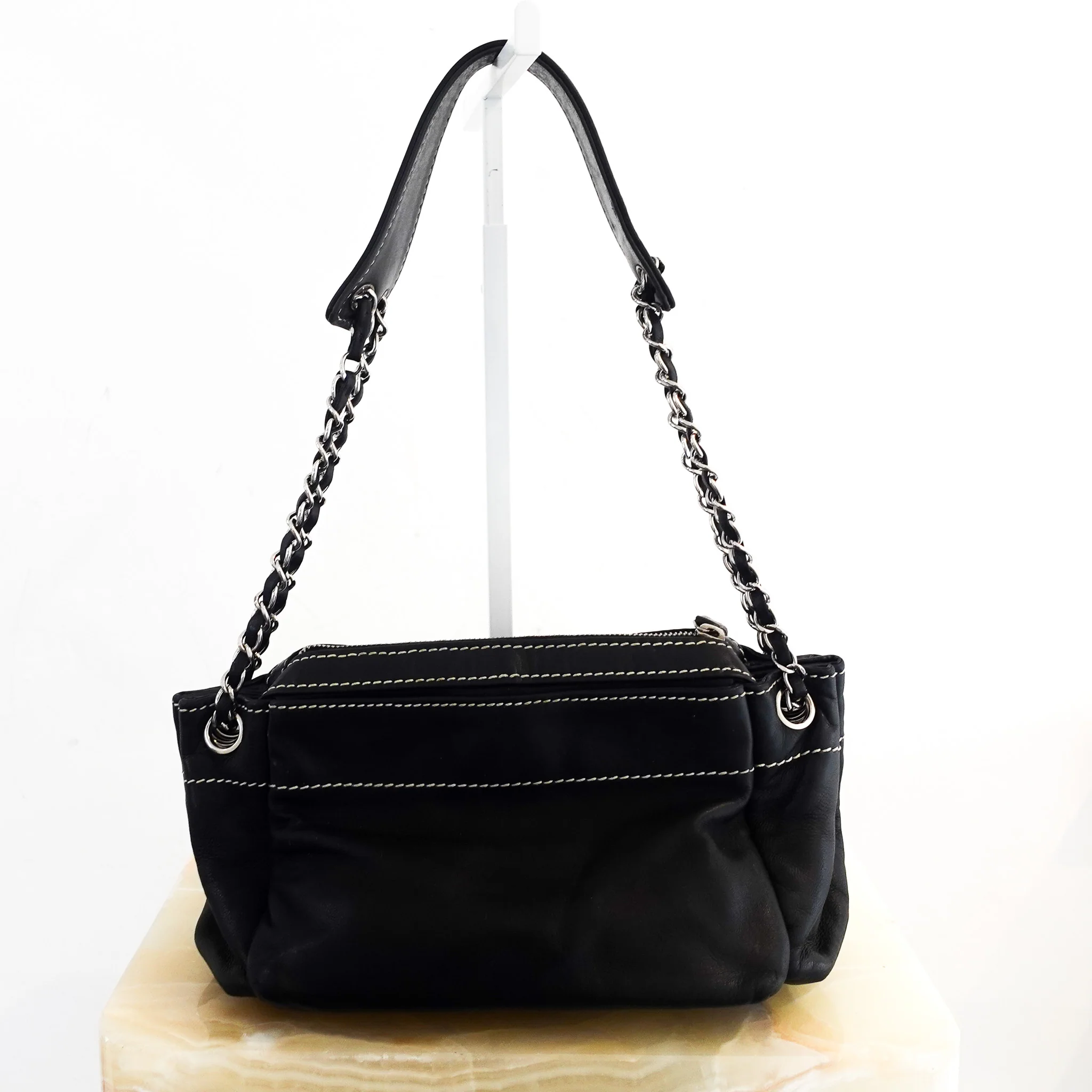 Chanel Wild Stitch Bag in Black RRP £1000 | Authentic Preloved - Image 6