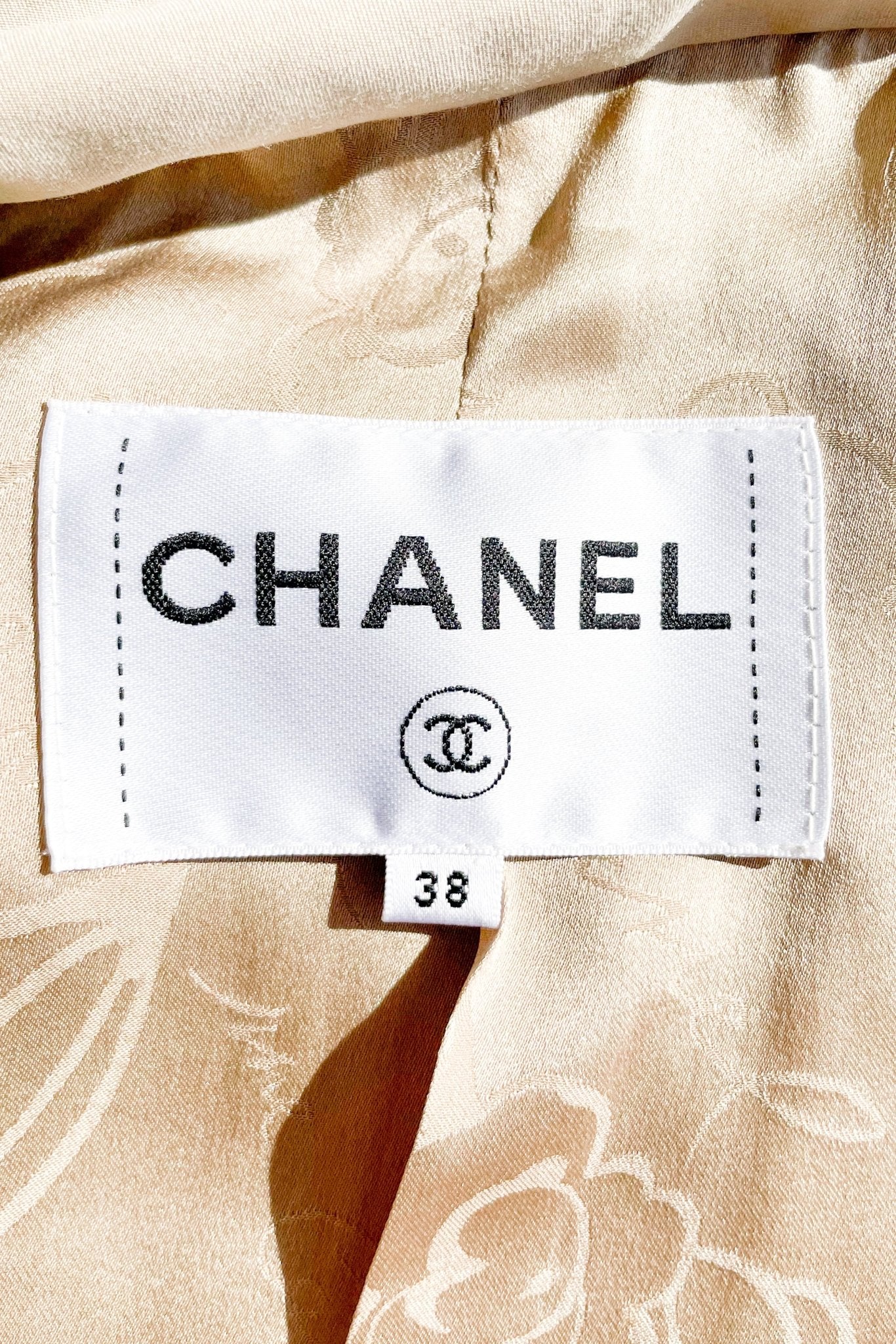 Chanel Beige Zip Up Utility Jacket RRP £3000 | Authentic Preloved - Image 6