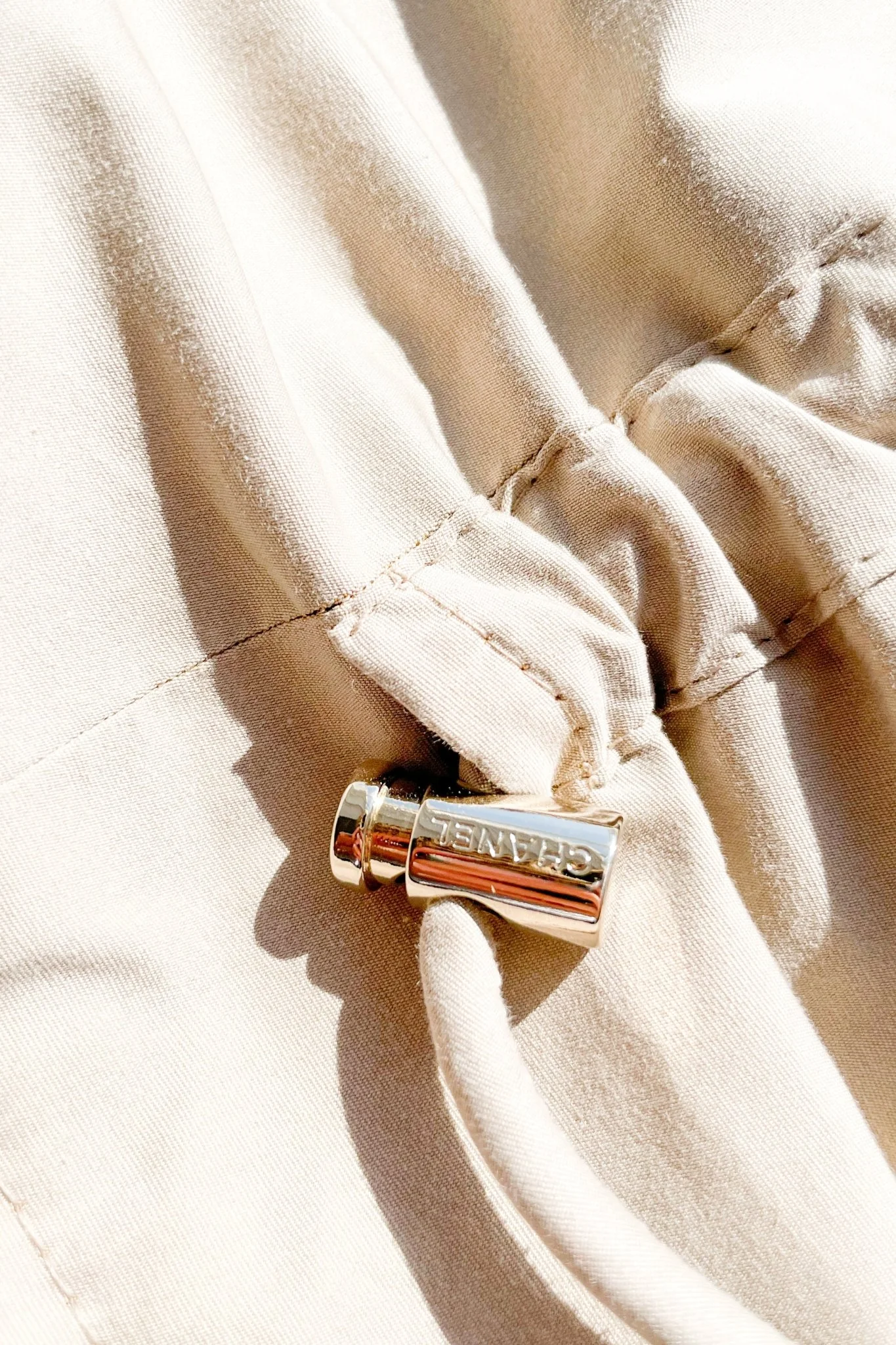 Chanel Beige Zip Up Utility Jacket RRP £3000 | Authentic Preloved - Image 7