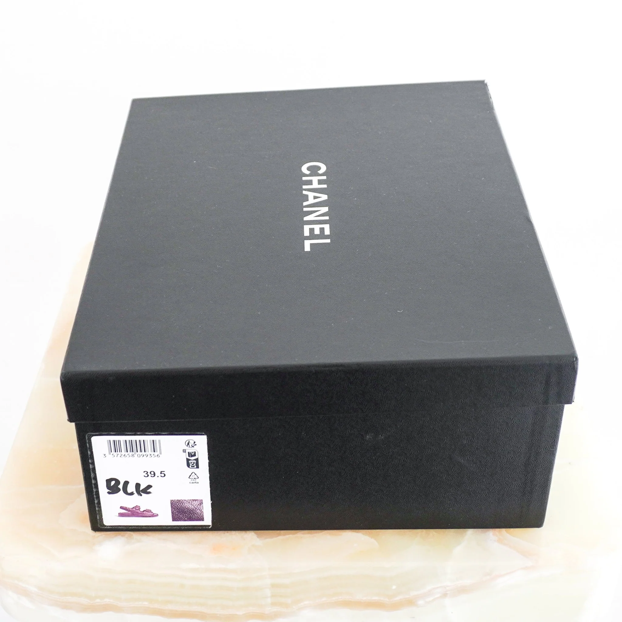 NEW Chanel Black and Gold Quilted Dad Sandals RRP £1300 | Authentic Preloved - Image 10