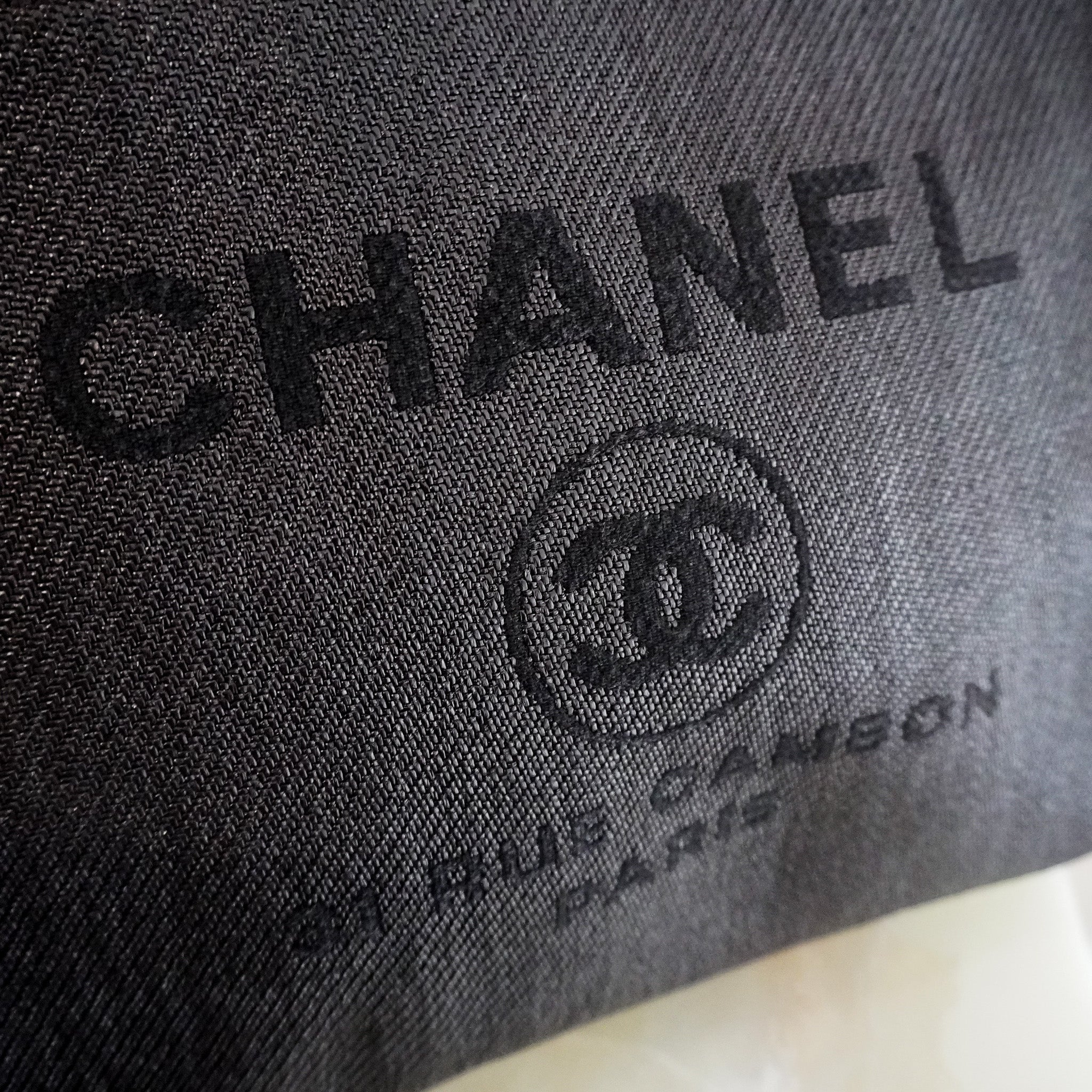 Chanel Black and White Canvas Deauville Tote Bag RRP £3800 | Authentic Preloved - Image 6