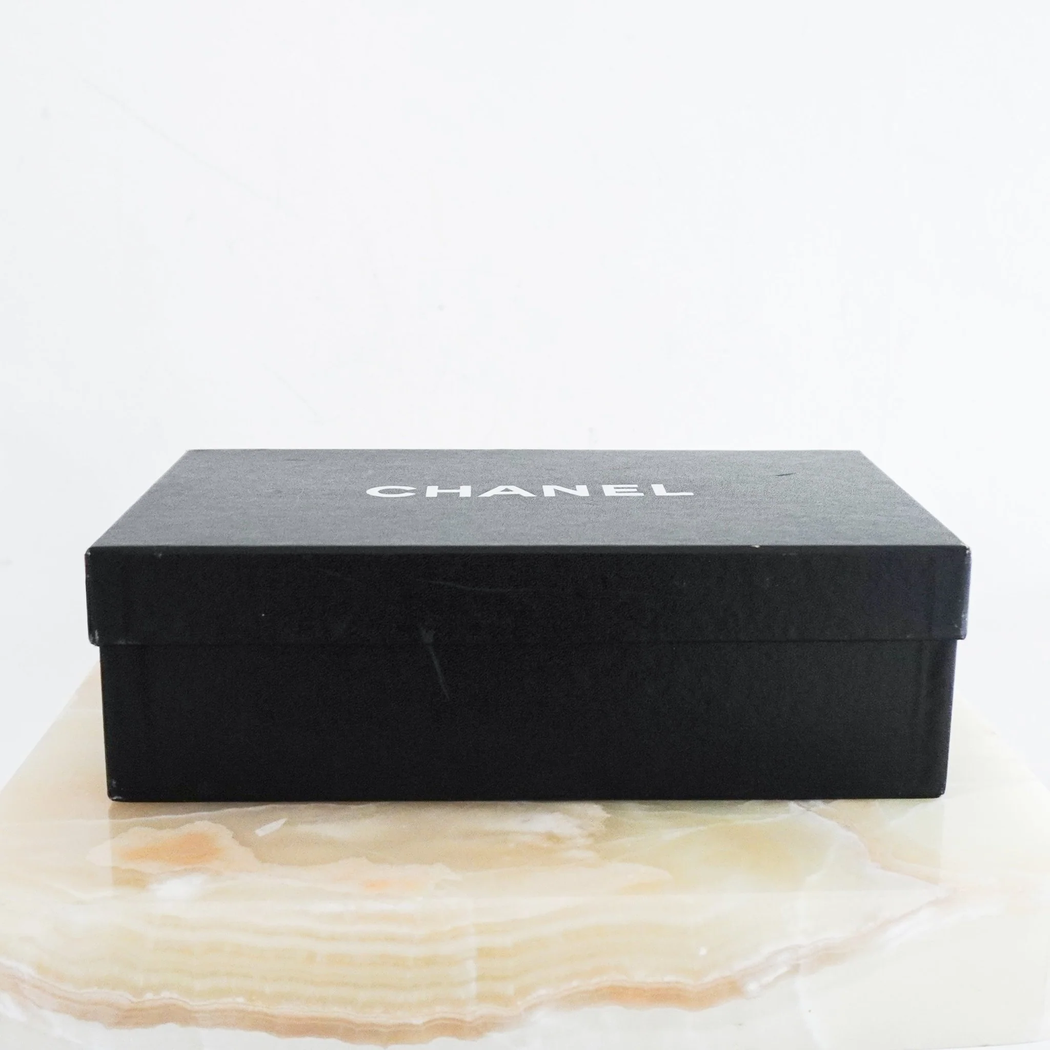 Chanel Black Leather CC Ballet Flats RRP £800 | Authentic Preloved - Image 7