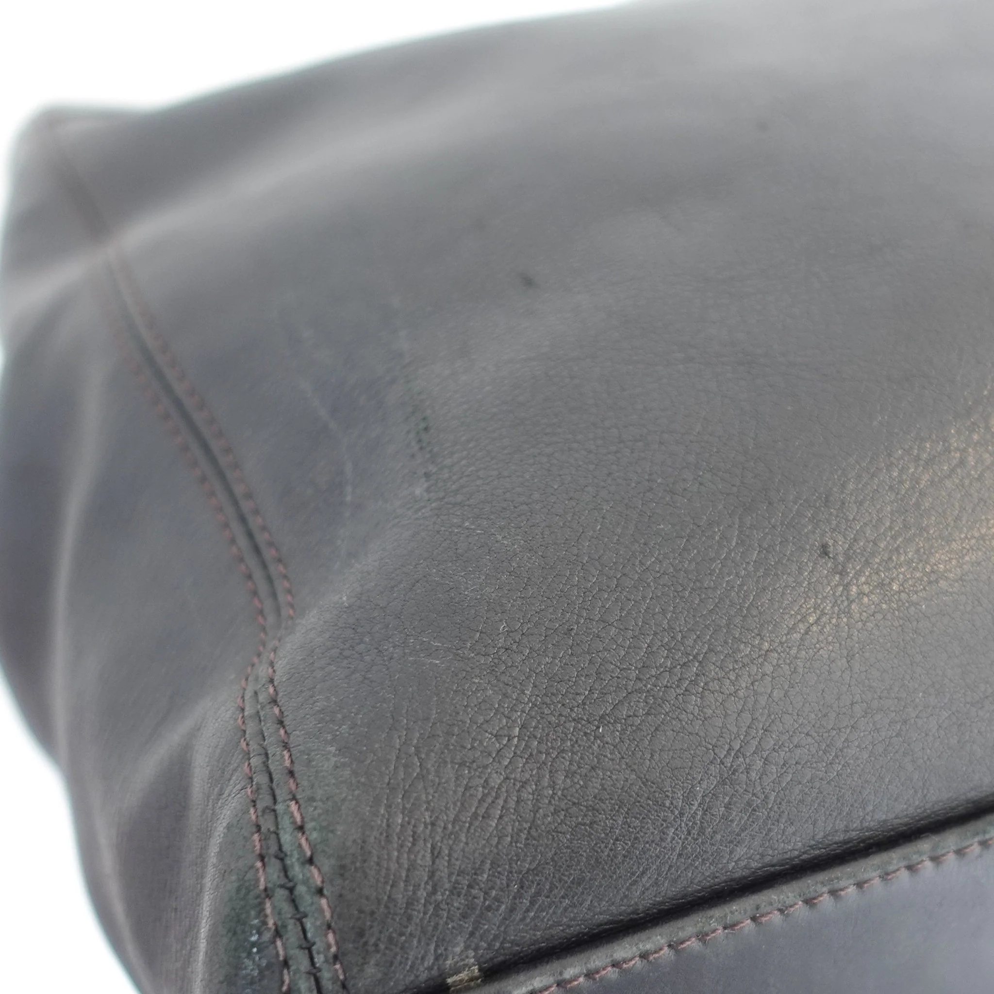 Chanel Black Leather Slouch Tote bag | Authentic Preloved - Image 9
