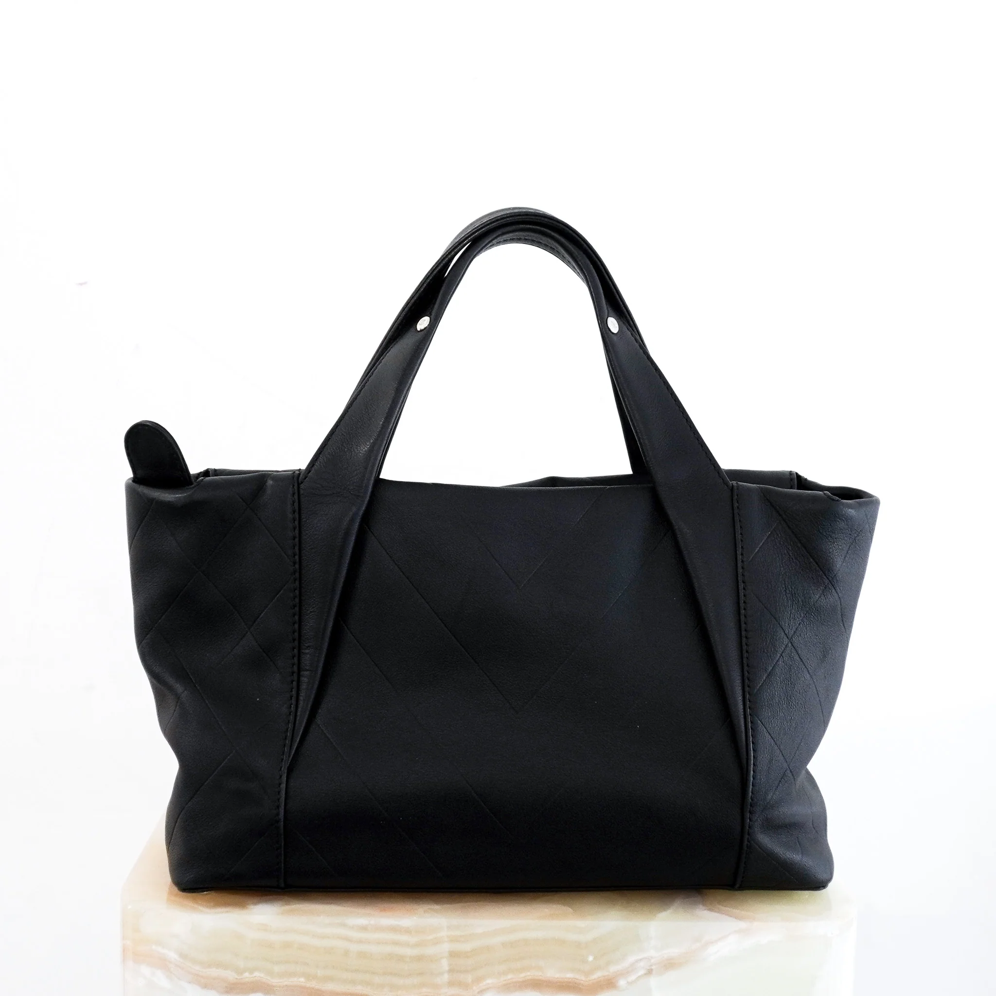 Chanel Black Quilted All Day Long Tote | Authentic Preloved - Image 5