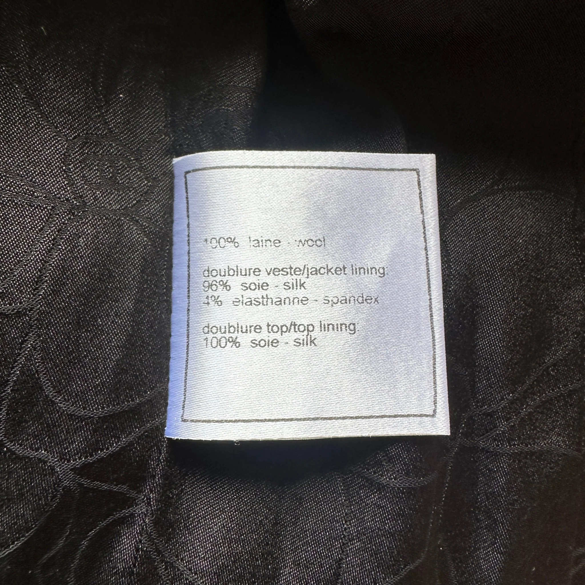 Chanel Black Tweed Jacket with Scarf RRP £7740 | Authentic Preloved - Image 7