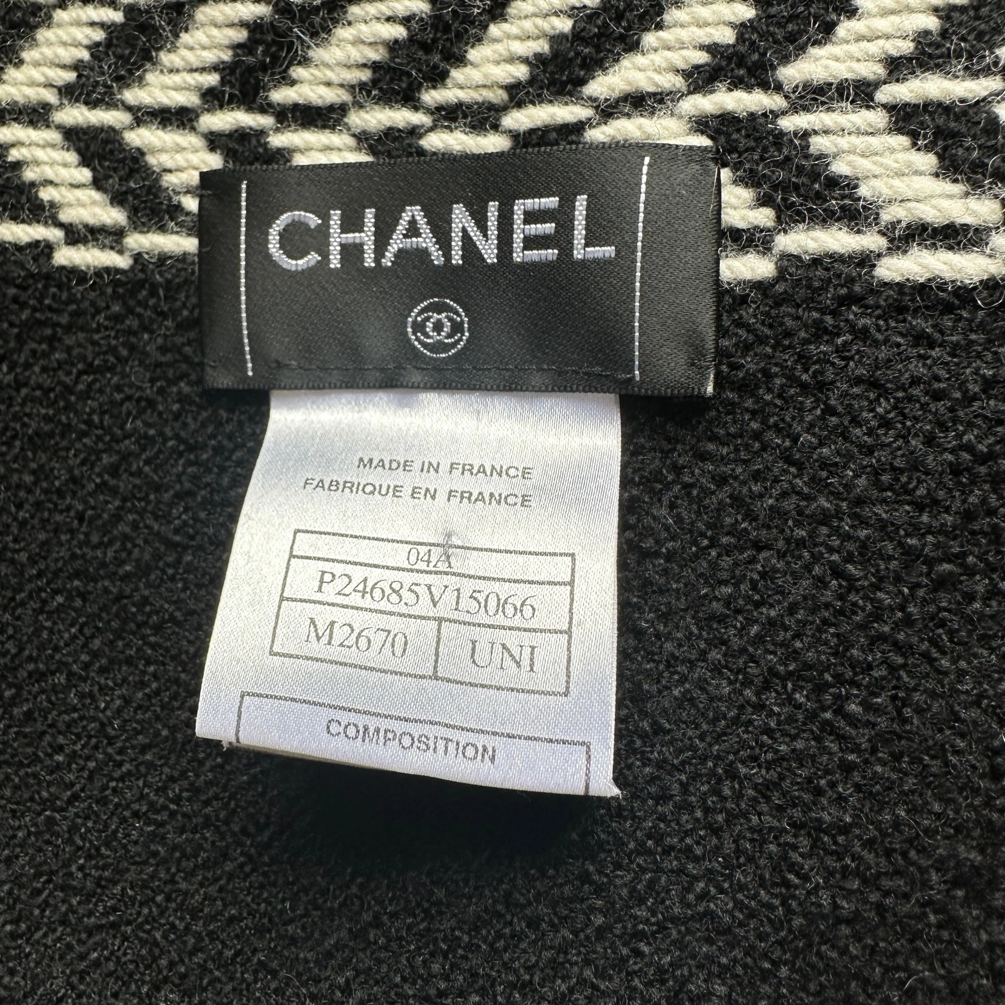 Chanel Black Tweed Jacket with Scarf RRP £7740 | Authentic Preloved - Image 8