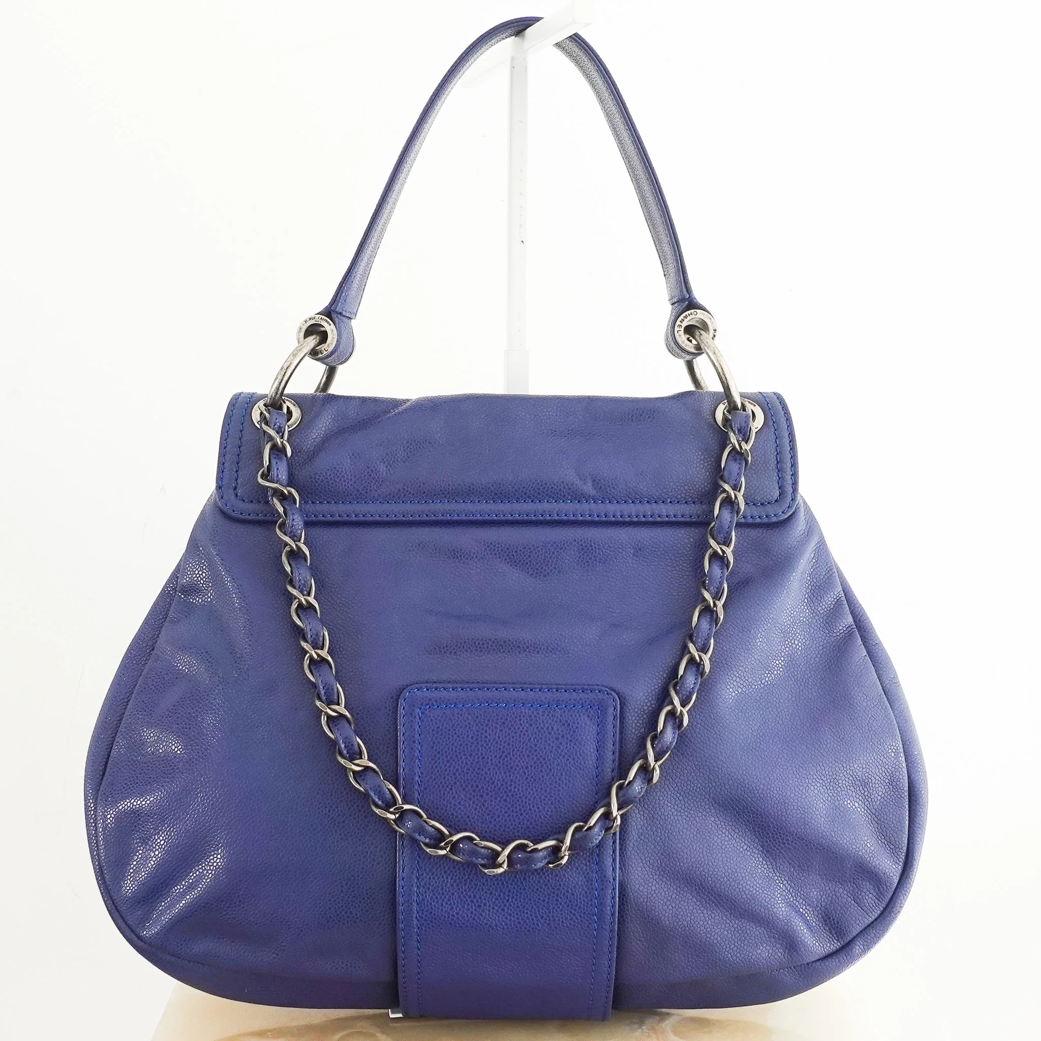 Chanel Blue 31 Rue Cambon Coco Rider Hobo Bag RRP £3K | Authentic Preloved - Image 3