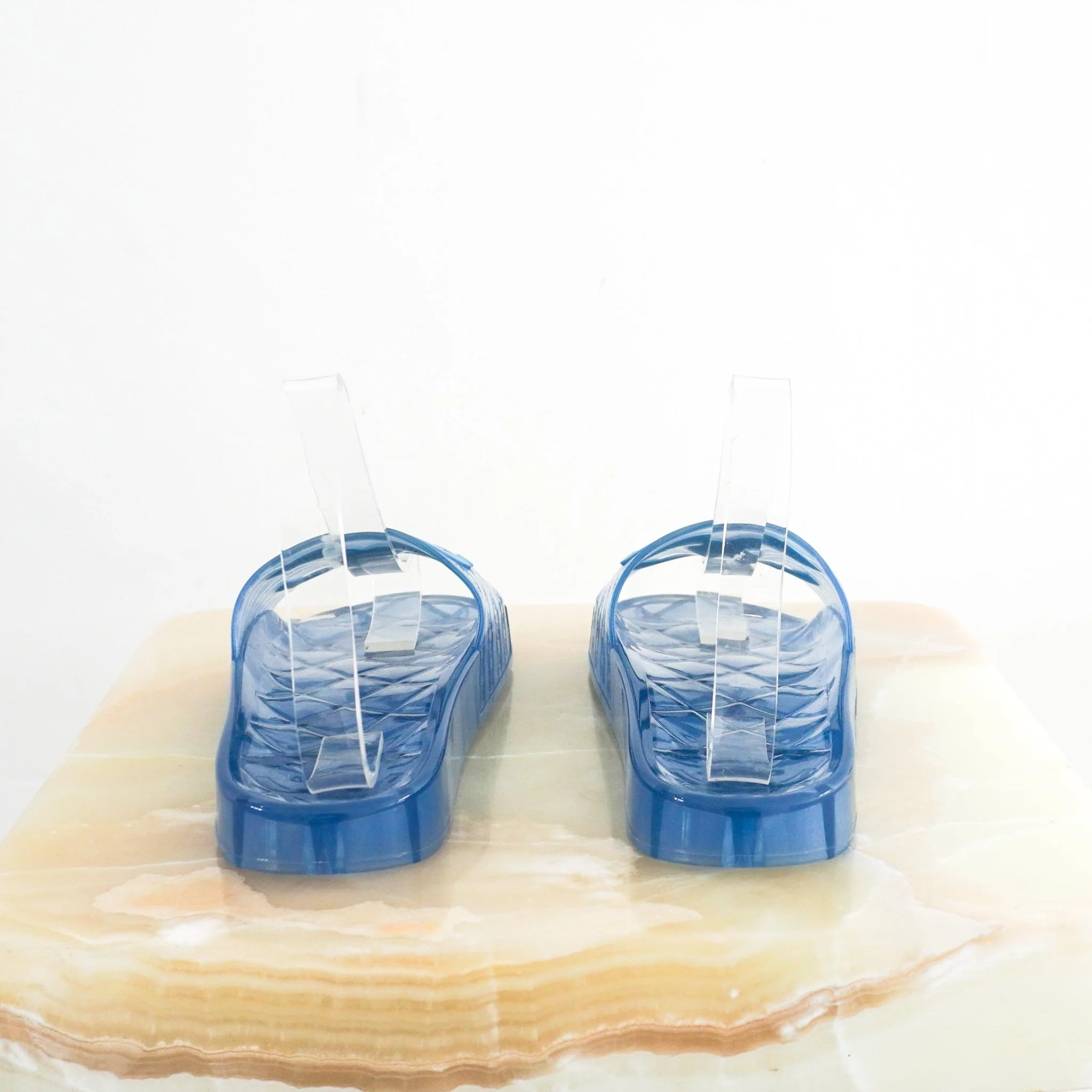 Chanel Blue Jelly Pool Sliders RRP £600 | Authentic Preloved - Image 3
