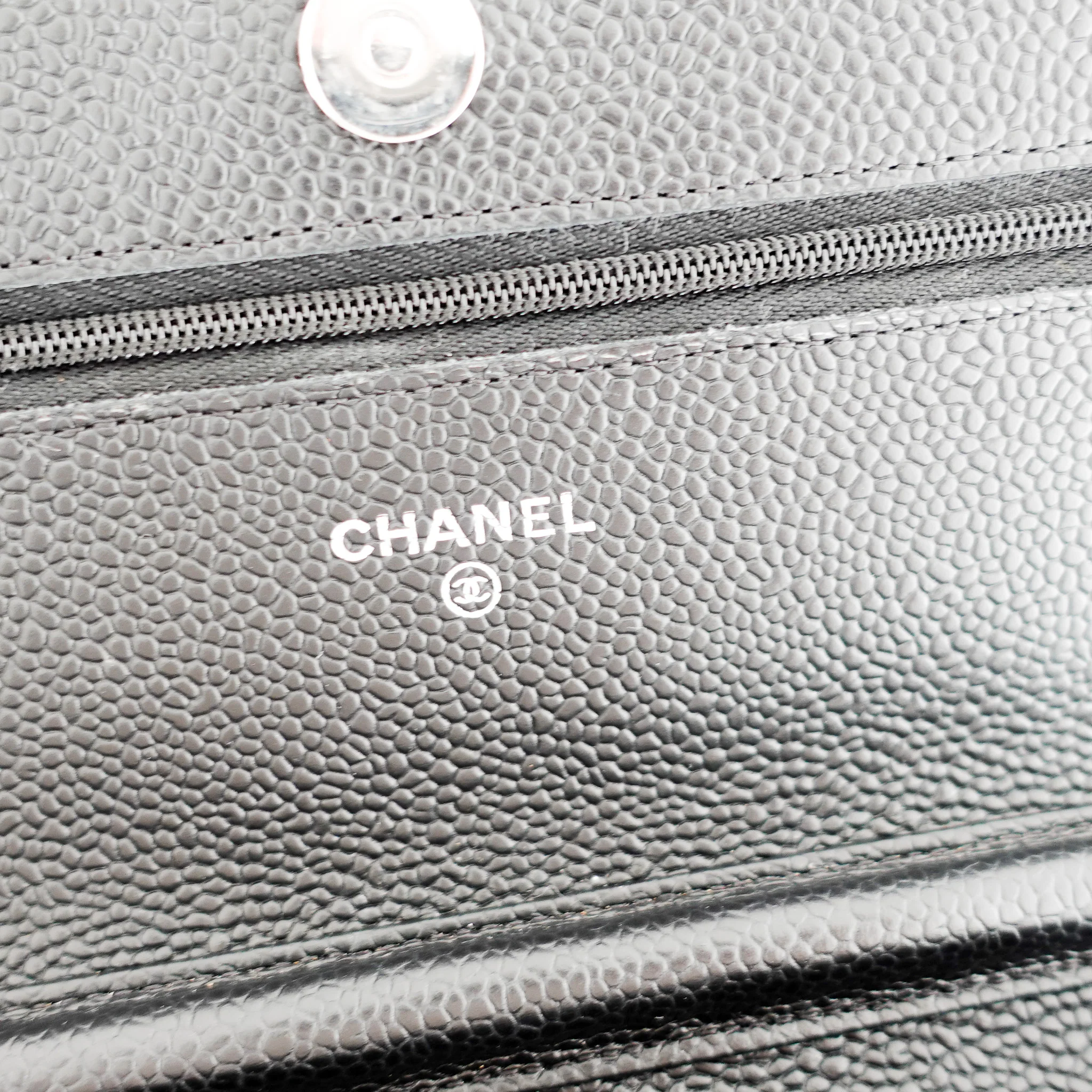 Chanel Caviar Leather WOC Wallet On Chain RRP £2900 | Authentic Preloved - Image 10