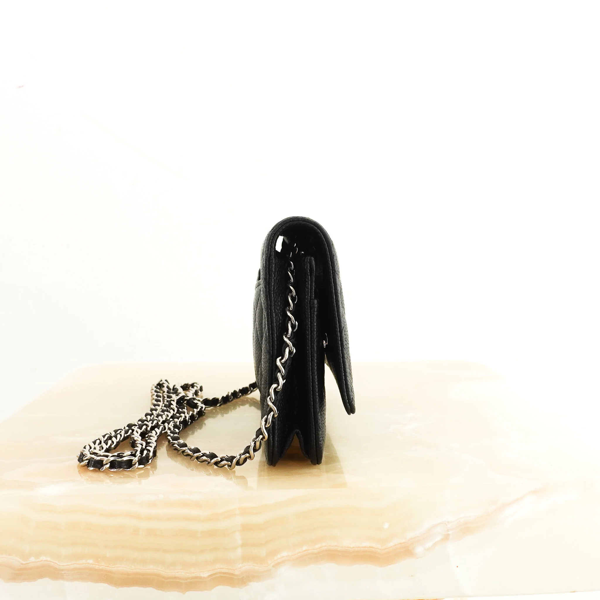 Chanel Caviar Leather WOC Wallet On Chain RRP £2900 | Authentic Preloved - Image 3
