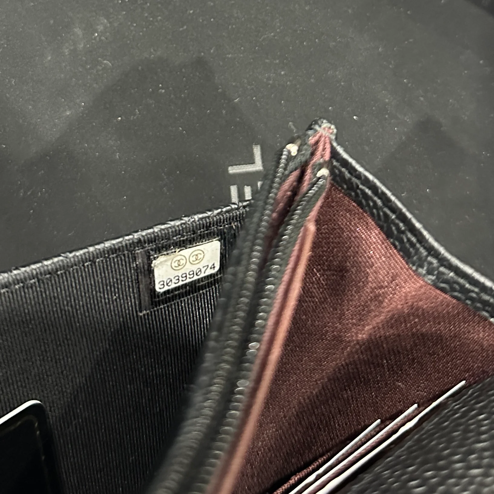 Chanel Caviar Leather WOC Wallet On Chain RRP £2900 | Authentic Preloved - Image 9