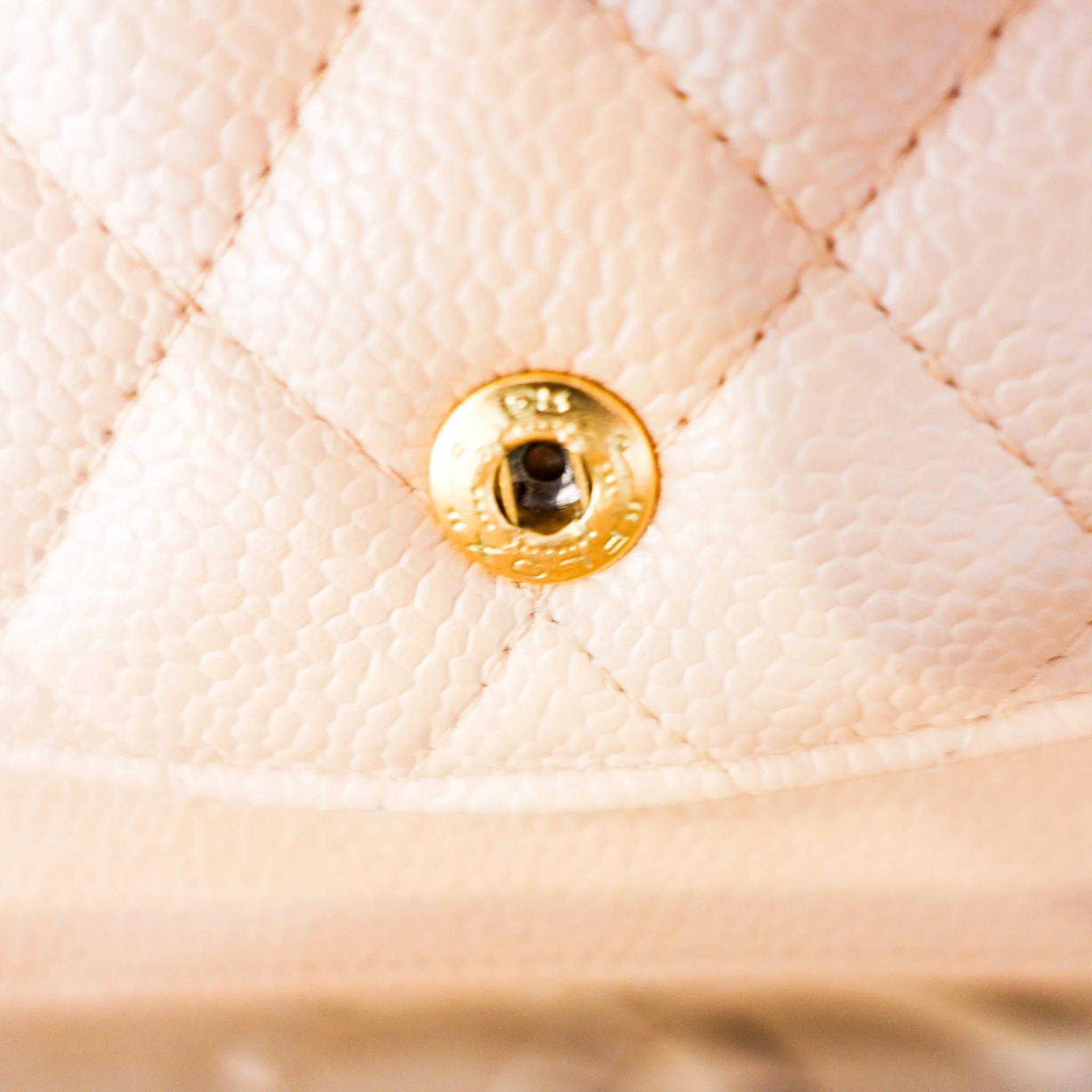 Vintage Chanel Caviar Medium Double Flap Beige Handbag RRP £8.5K | Authentic Preloved - Image 13