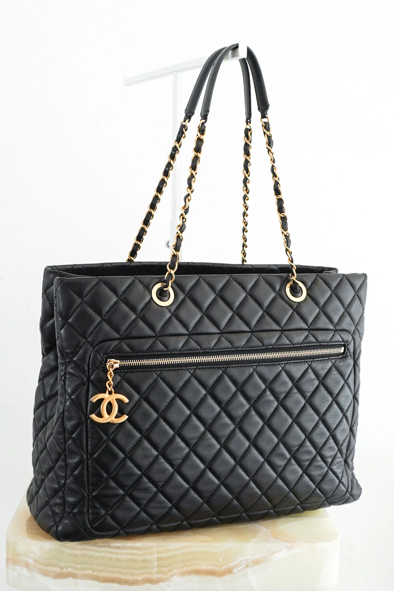 Chanel CC Charm Lambskin Tote RRP £5000 | Authentic Preloved
