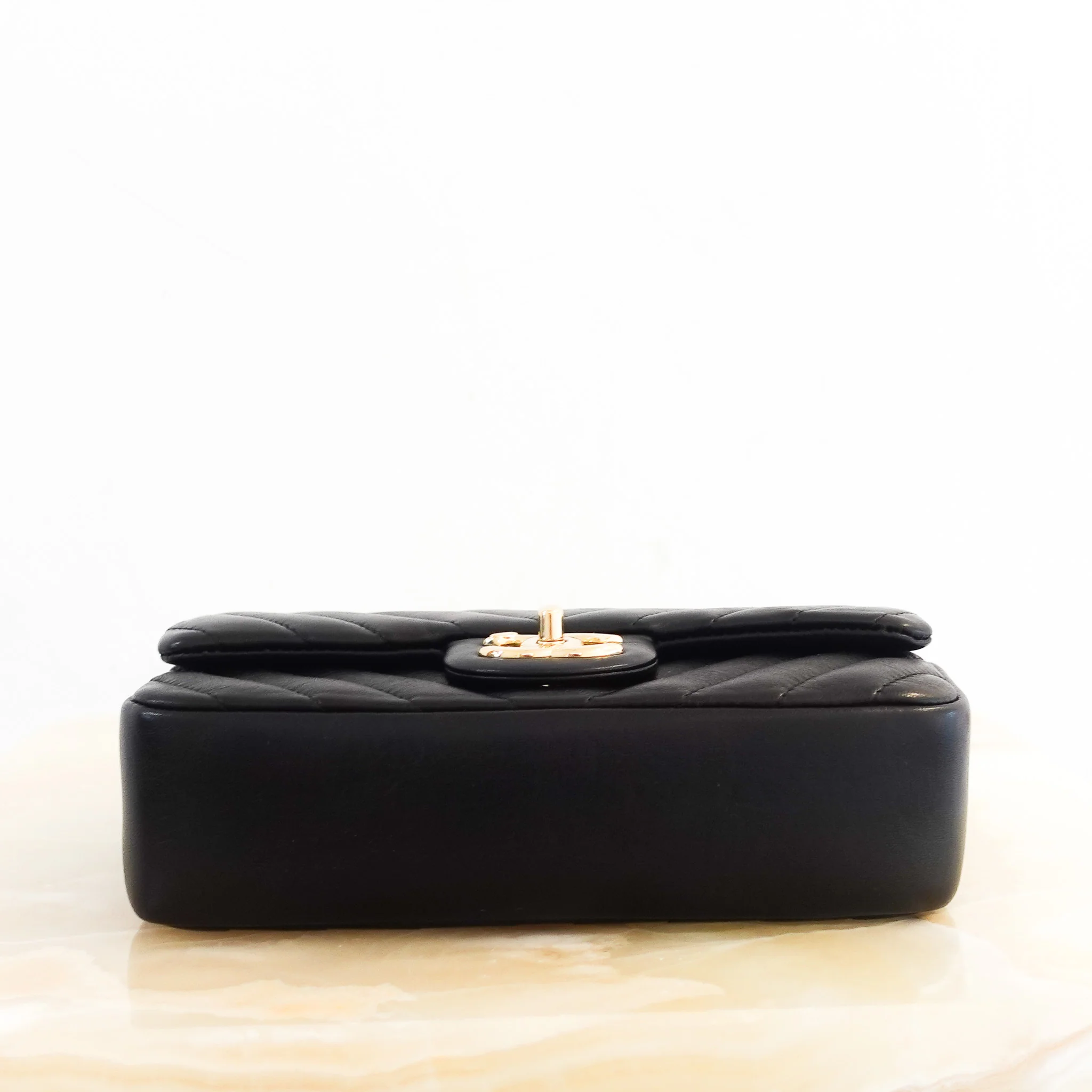 Chanel Chevron Quilted Mini Rectangular Flap RRP £5000 | Authentic Preloved - Image 5