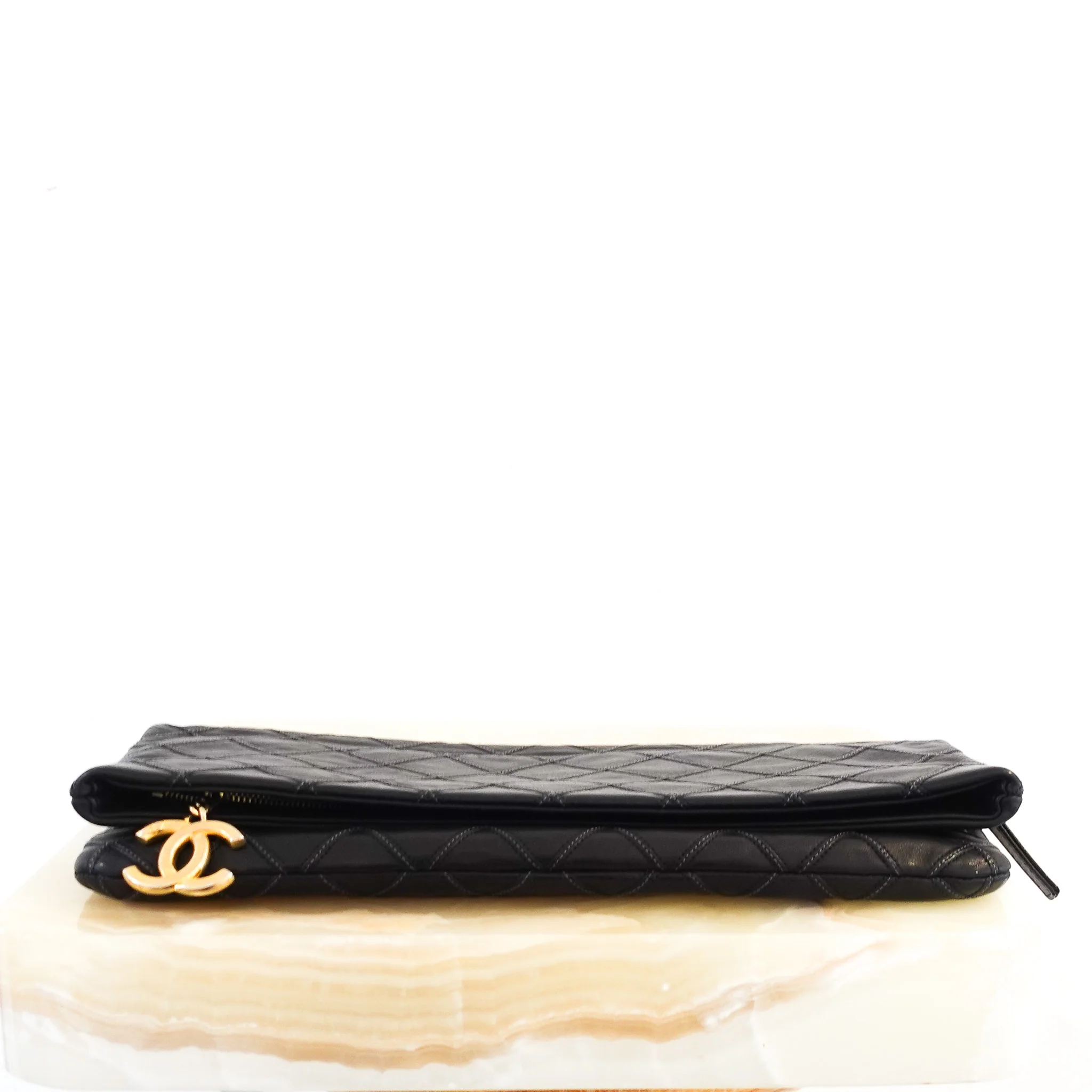 Chanel Classic CC Quilted Oversized Clutch | Authentic Preloved - Image 3