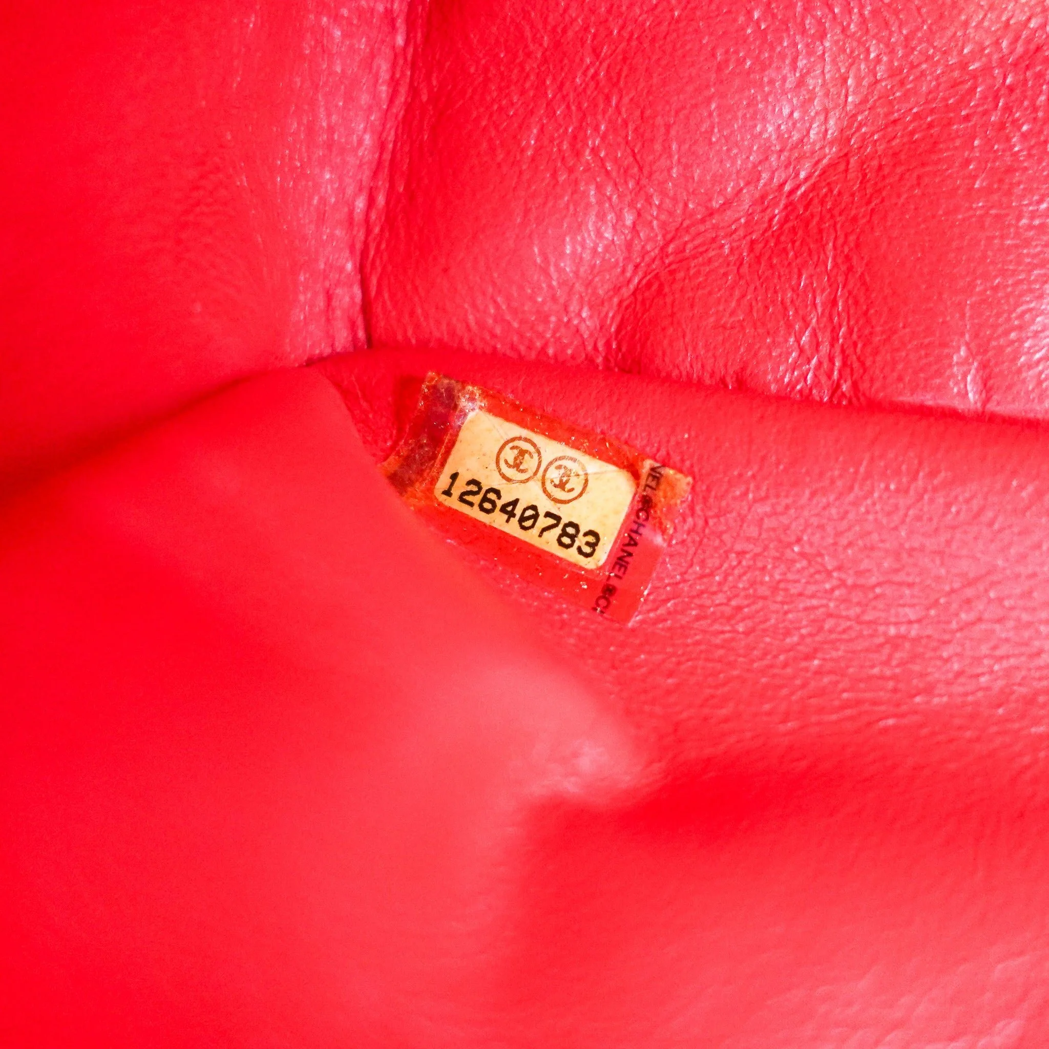 Chanel Classic Medium Flap Bag in Red RRP £8850 Authentic Preloved - Image 10