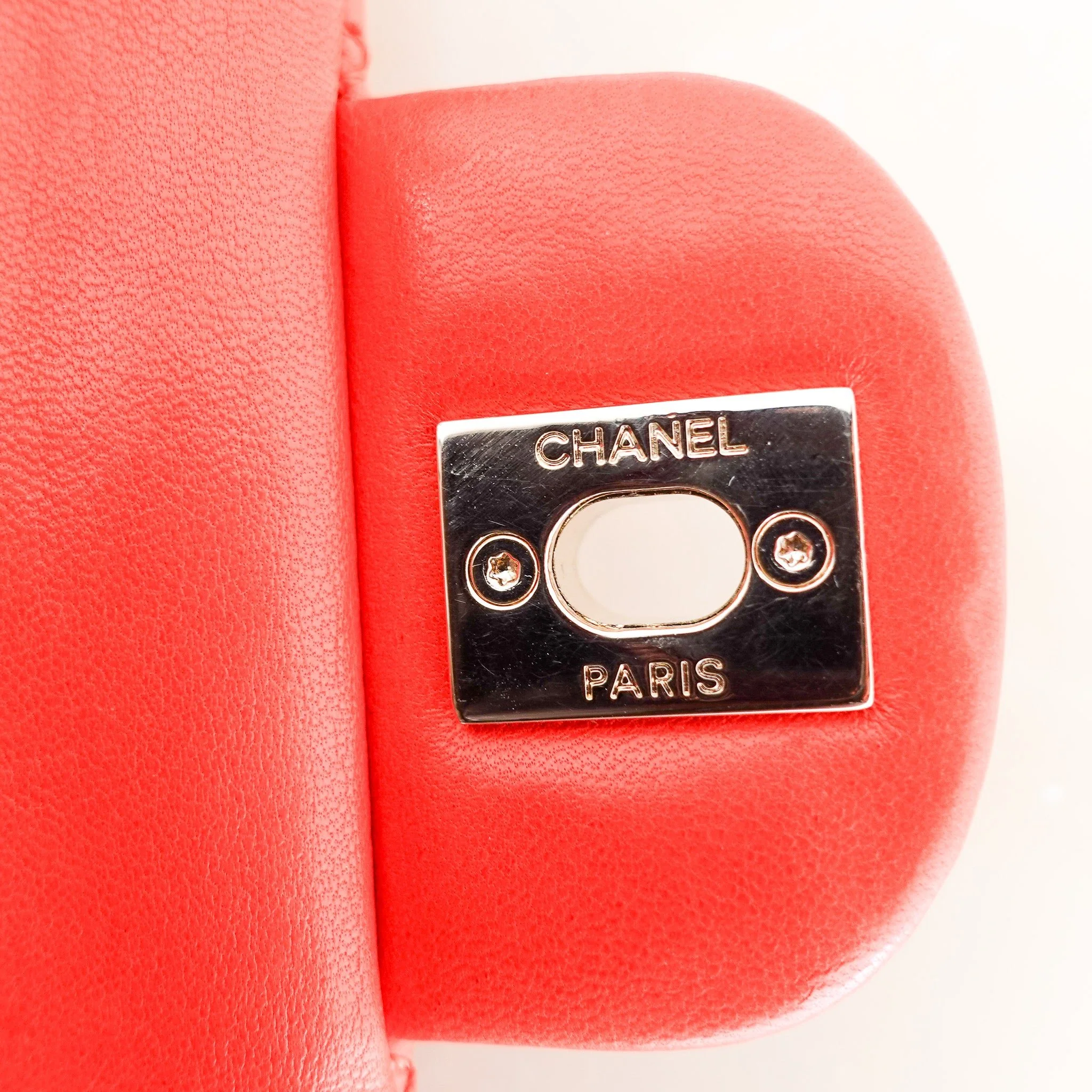 Chanel Classic Medium Flap Bag in Red RRP £8850 Authentic Preloved - Image 11