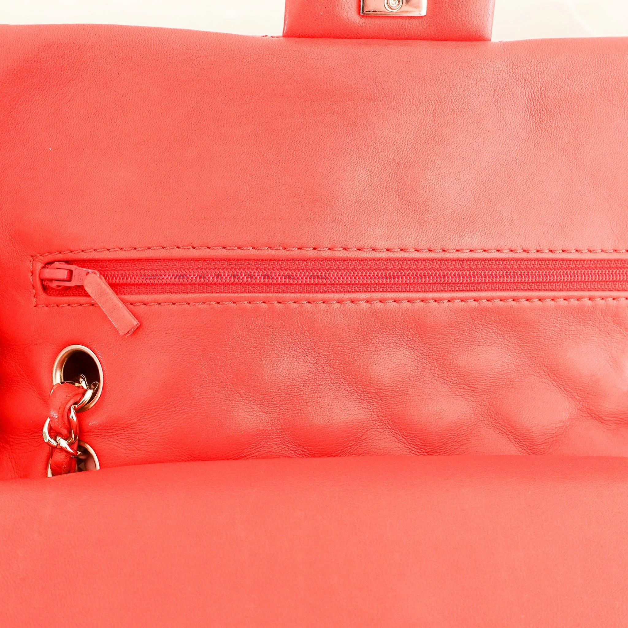 Chanel Classic Medium Flap Bag in Red RRP £8850 Authentic Preloved - Image 12