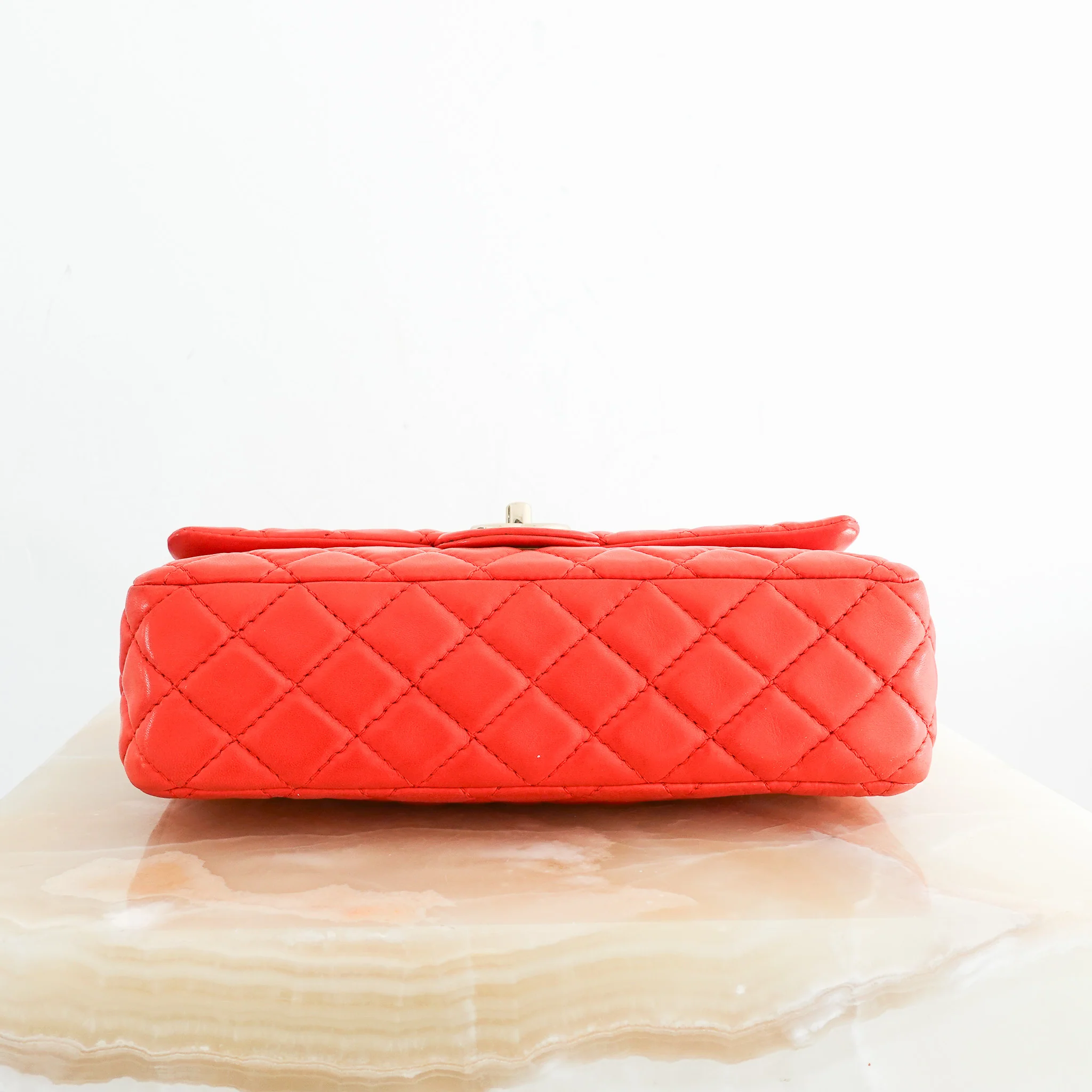 Chanel Classic Medium Flap Bag in Red RRP £8850 Authentic Preloved - Image 6