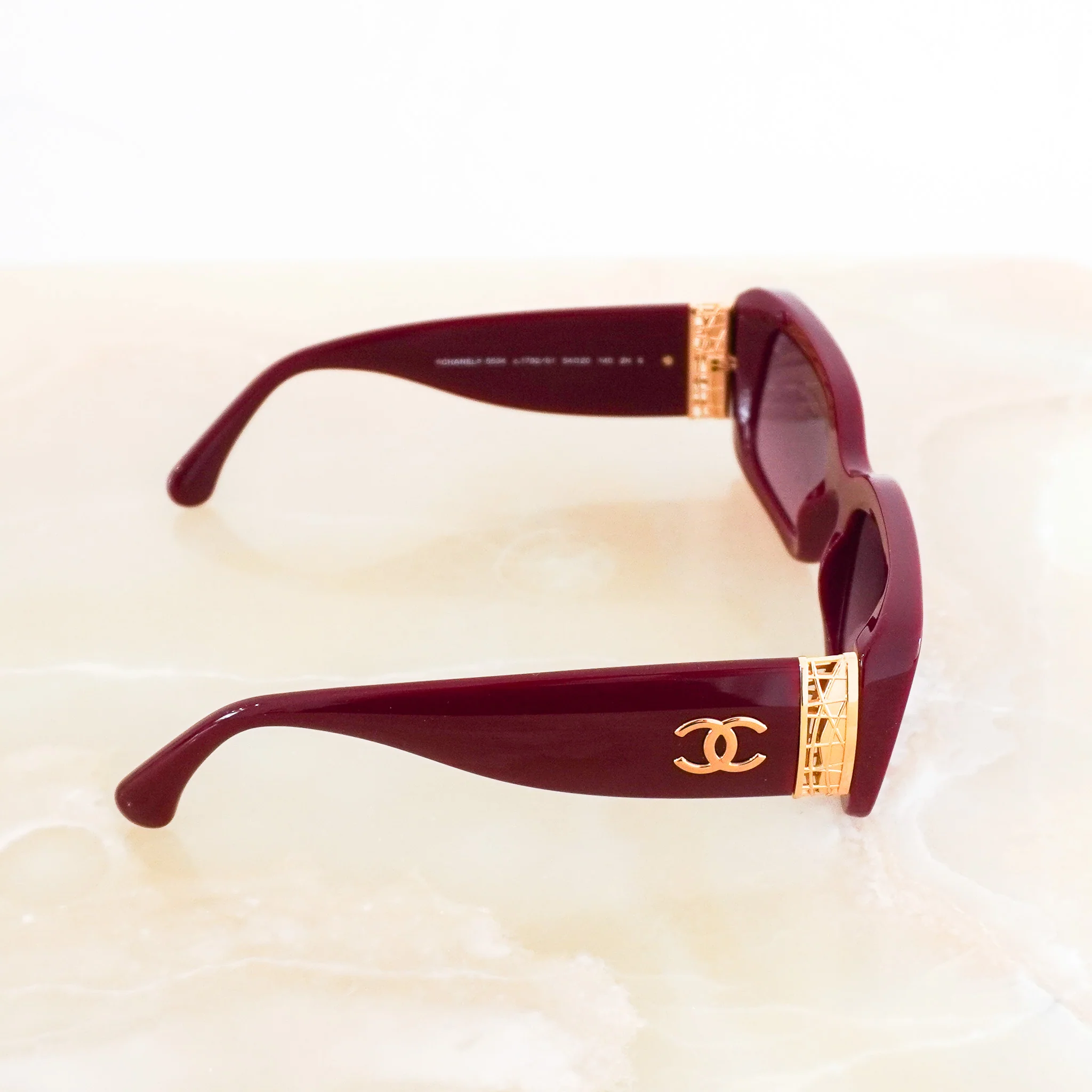 CURRENT SEASON Chanel Cherry Red Sunglasses £360 | Authentic Preloved FINAL SALE - Image 2