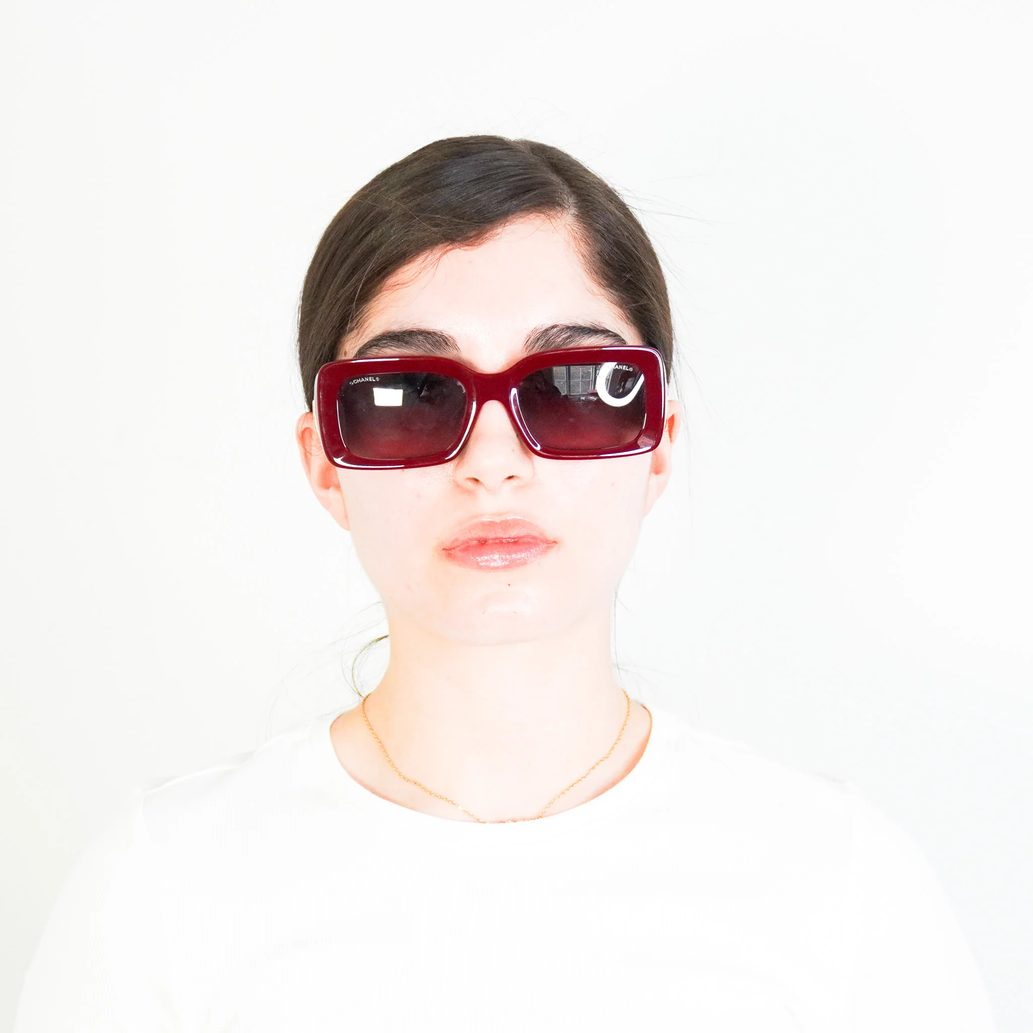 CURRENT SEASON Chanel Cherry Red Sunglasses £360 | Authentic Preloved FINAL SALE - Image 4