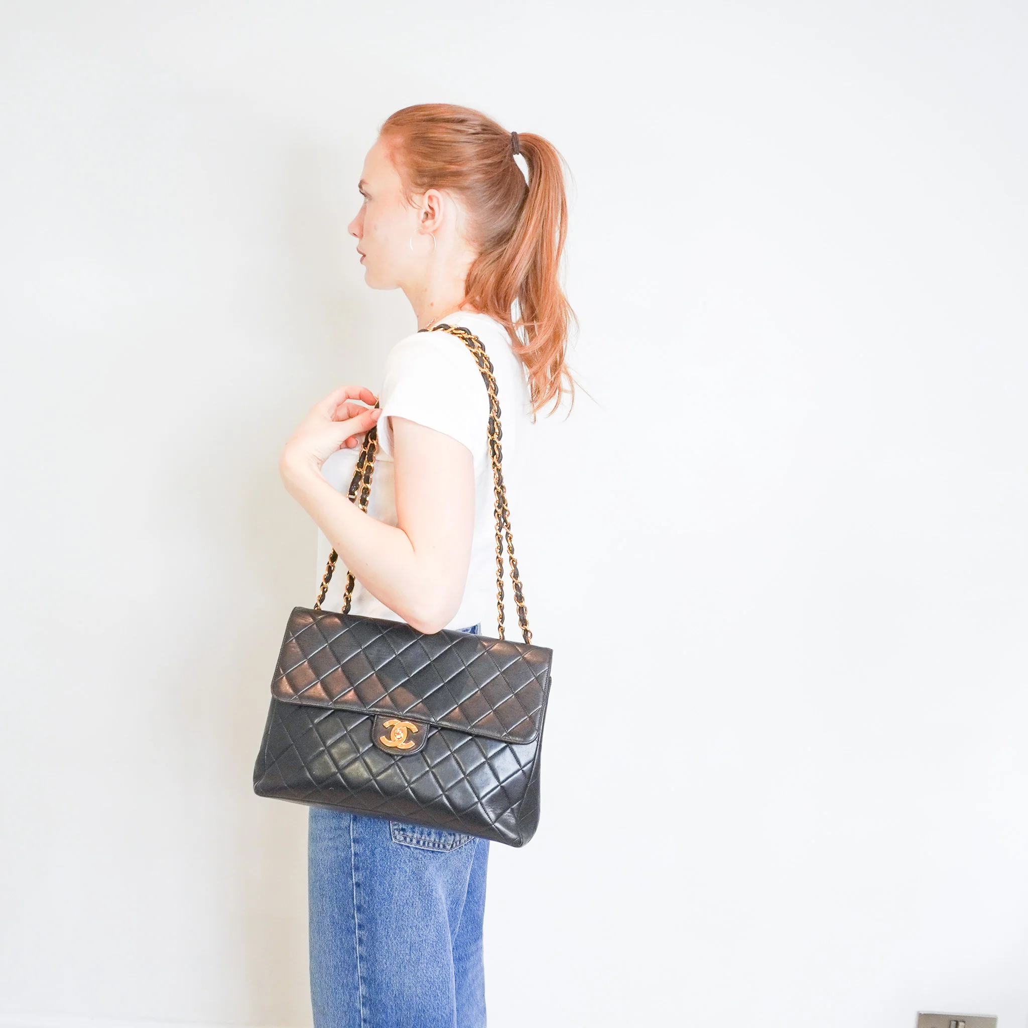 Chanel Timeless Large Flap Bag in Black RRP £9090 | Authentic Preloved - Image 4