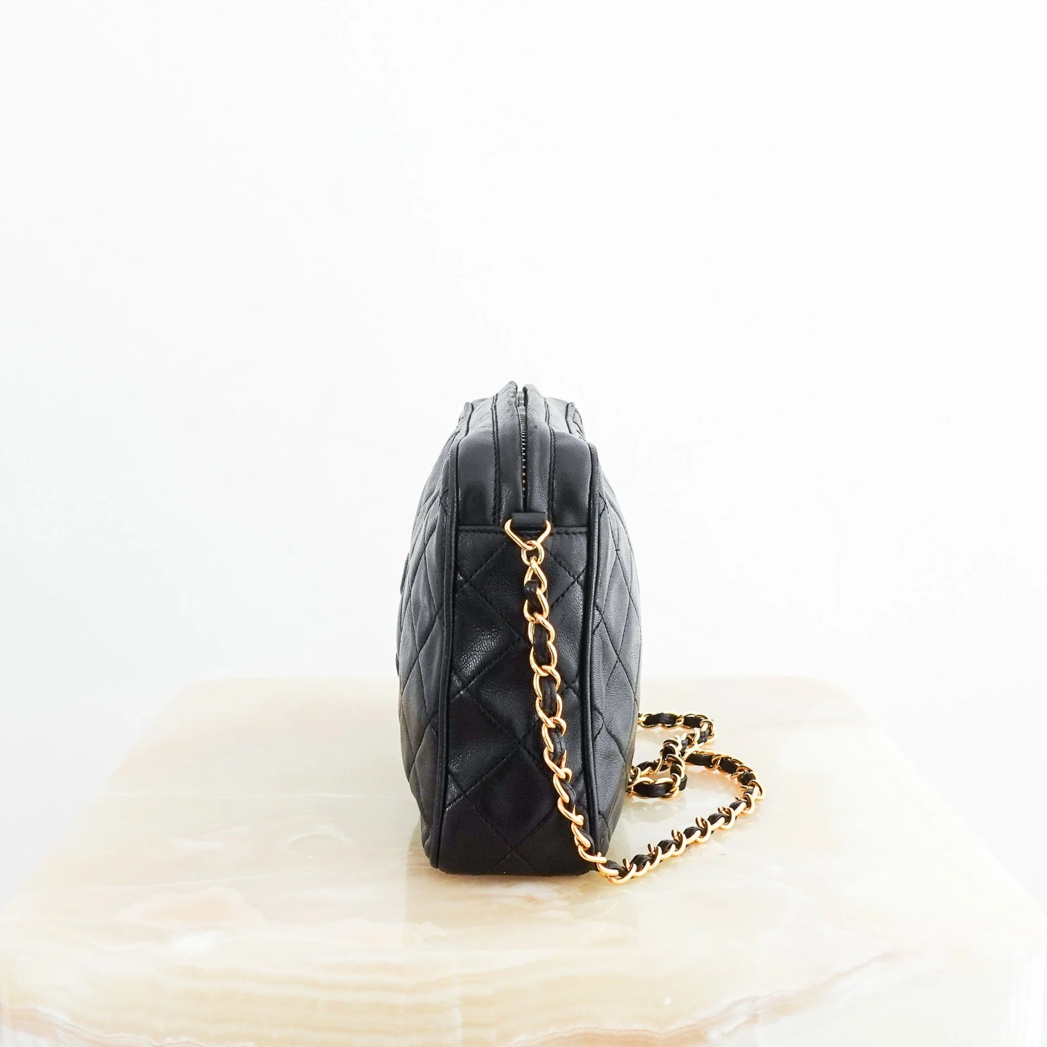 Chanel Karl Lagerfeld era Black Lambskin Camera Bag RRP £5,000 | Authentic Preloved - Image 9