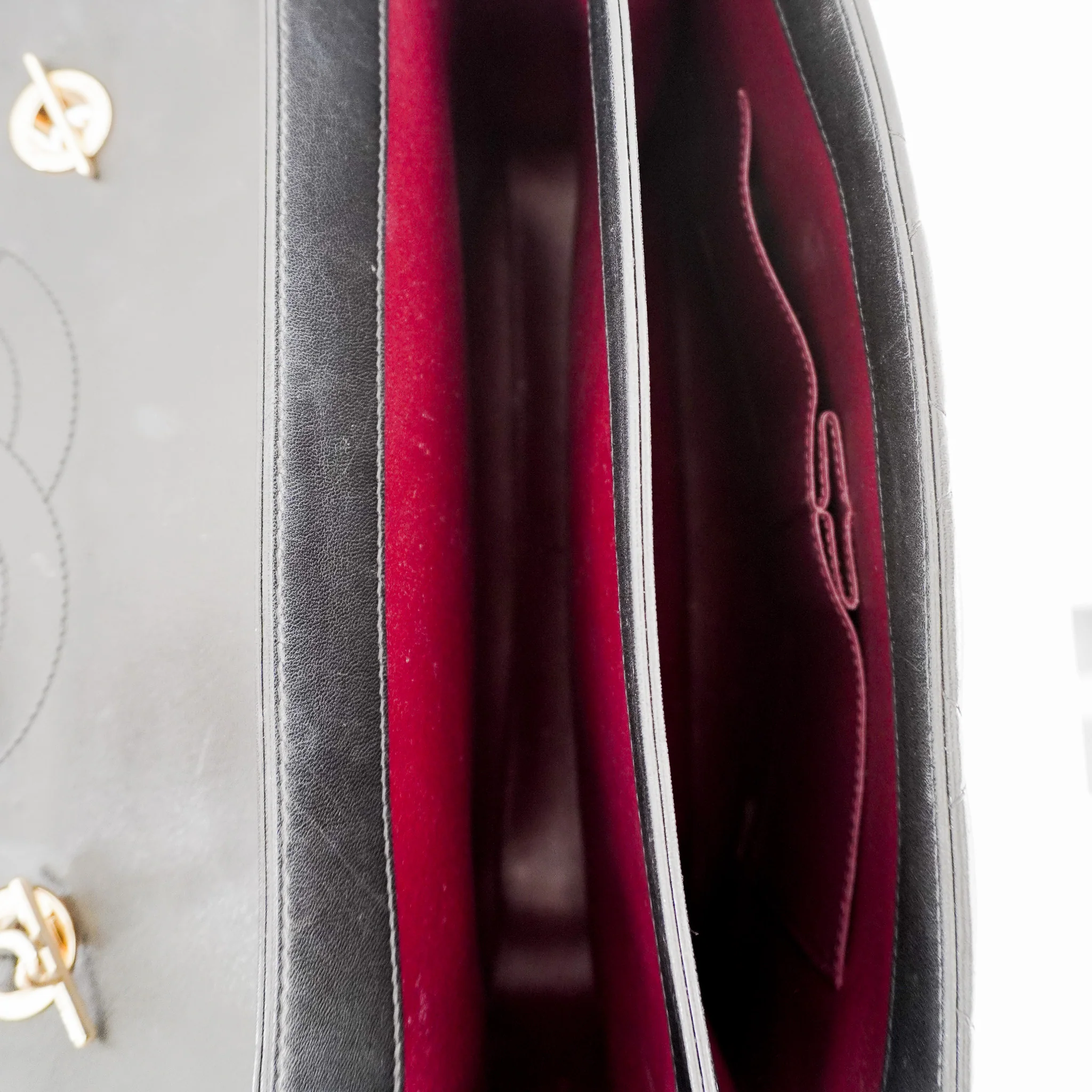 Chanel Trendy Large Lambskin Quilted Flap Bag with Top Handle | Authentic Preloved - Image 10