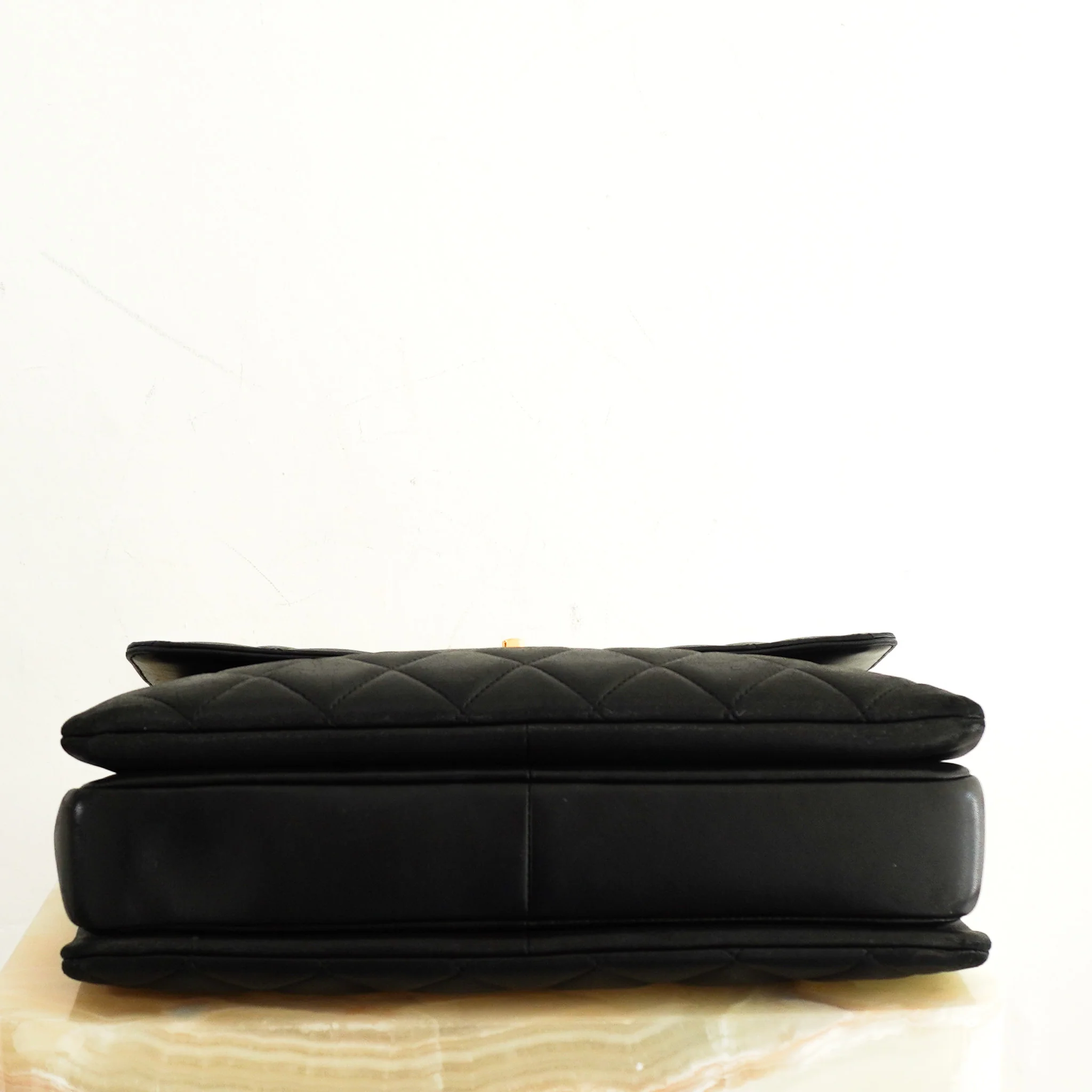 Chanel Trendy Large Lambskin Quilted Flap Bag with Top Handle | Authentic Preloved - Image 6