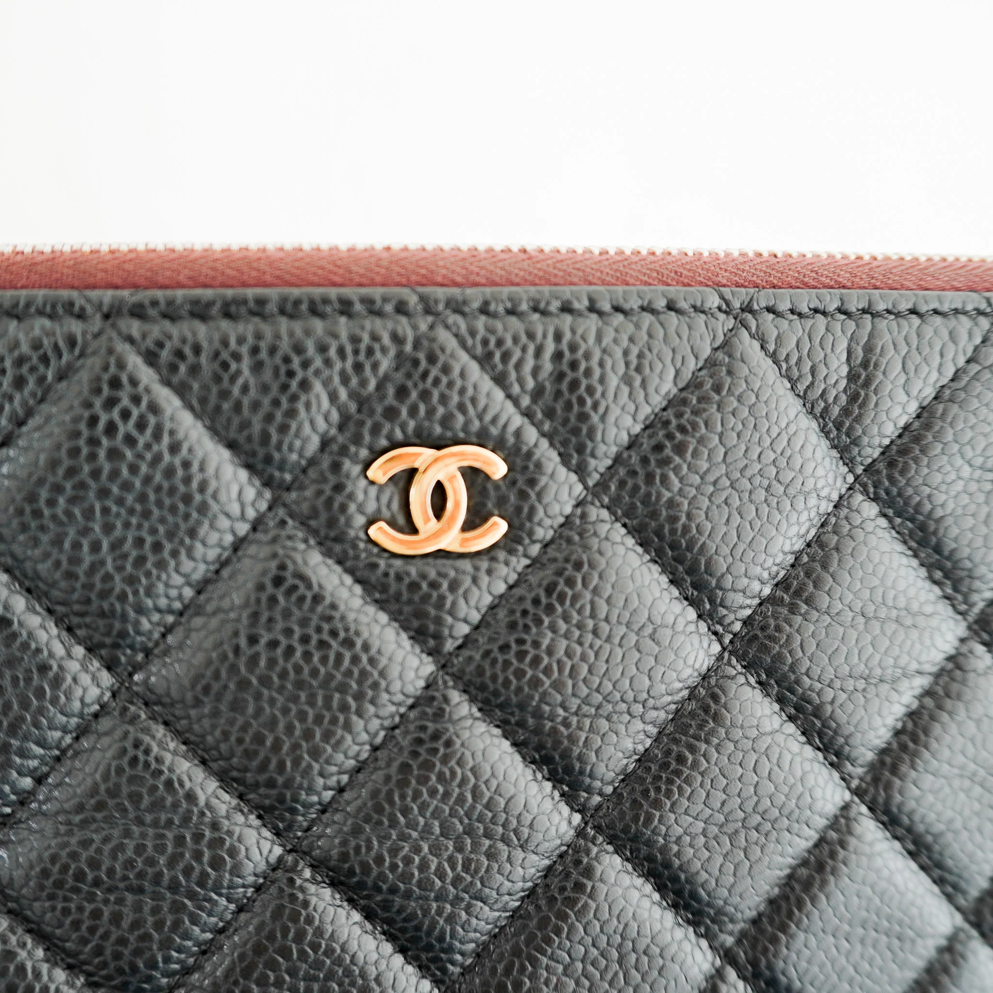 Chanel Large Lambskin Quilted O Case Clutch | Authentic Preloved - Image 3