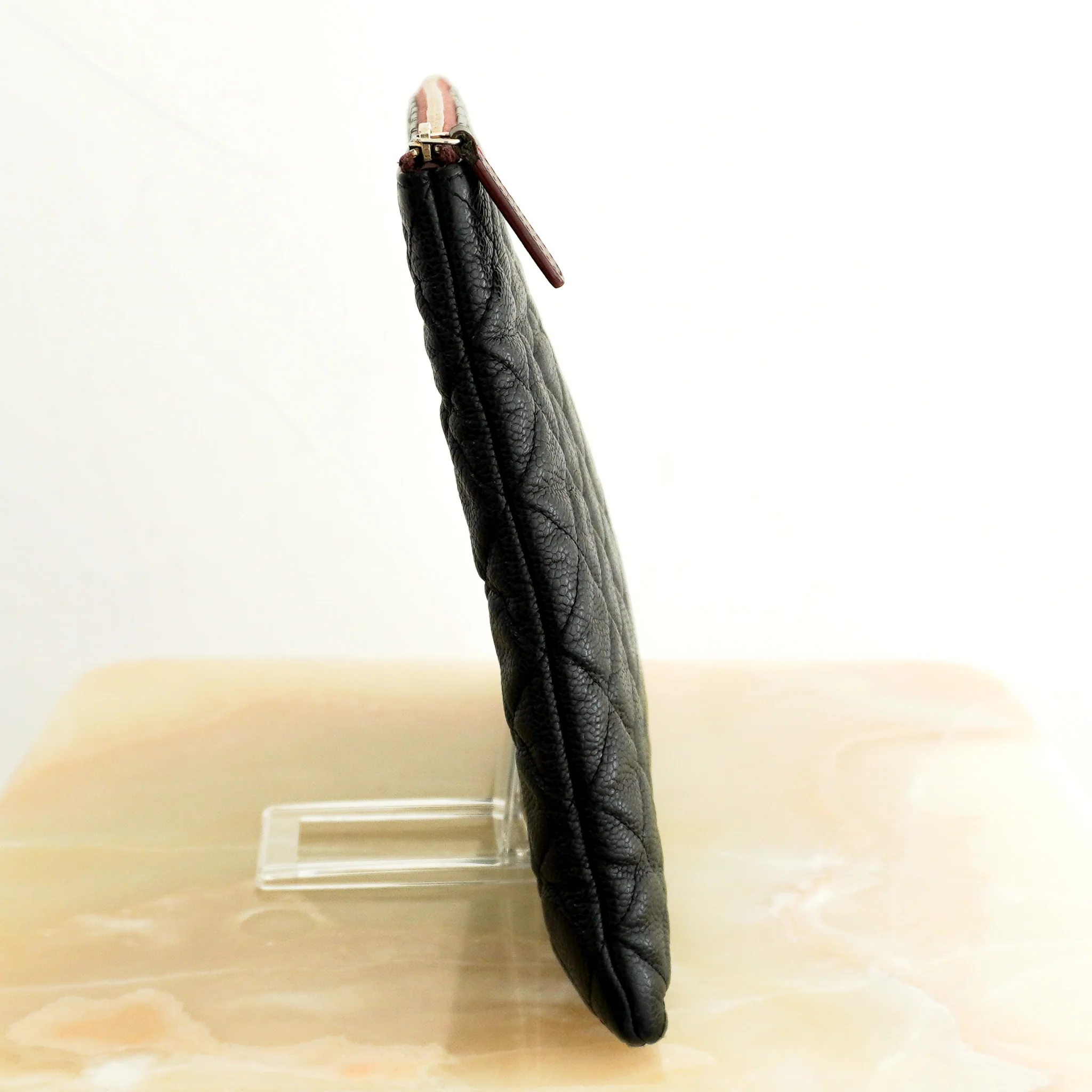 Chanel Large Lambskin Quilted O Case Clutch | Authentic Preloved - Image 4